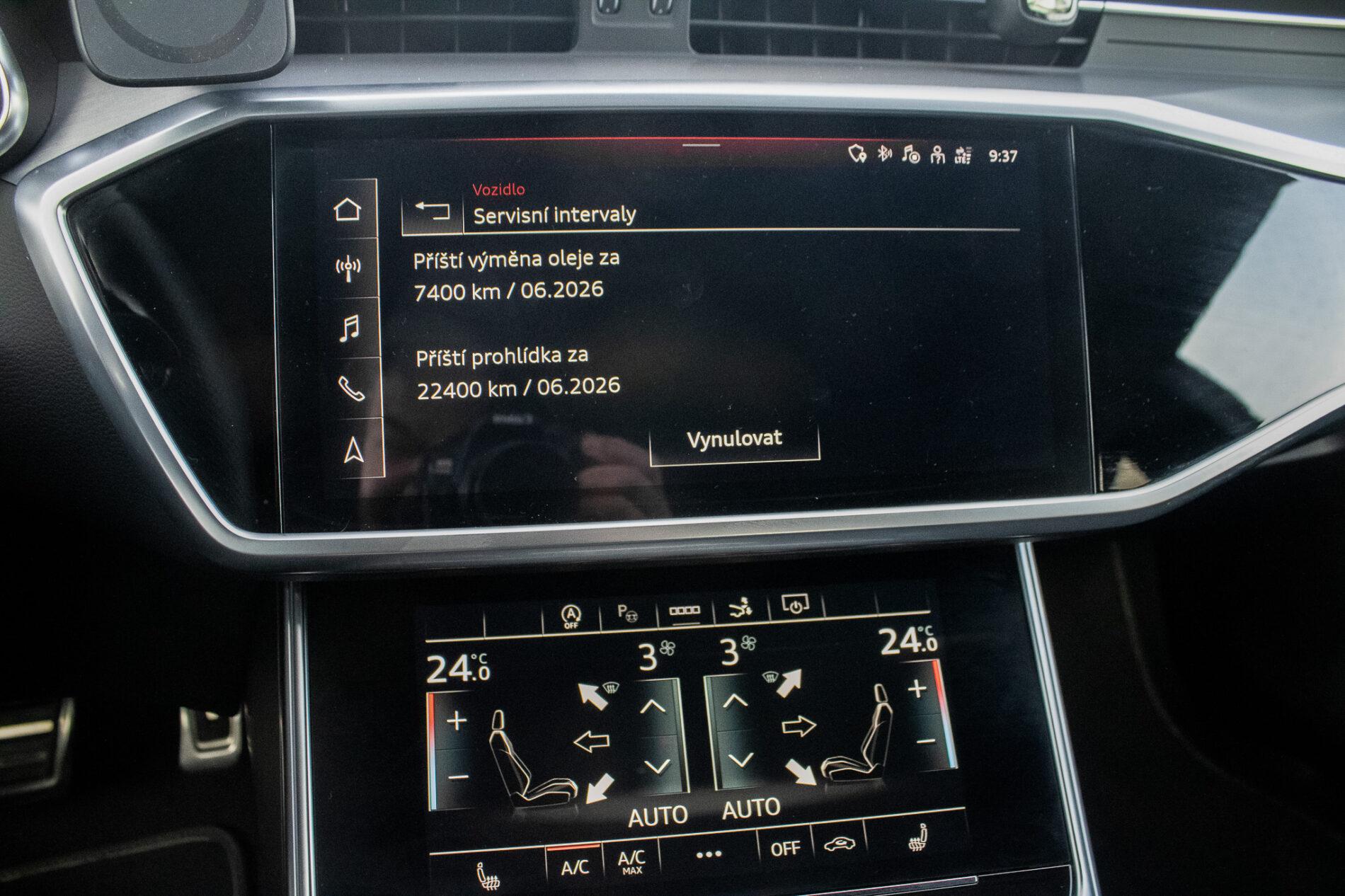 2022 AUDI A7, černá, 99 845 km