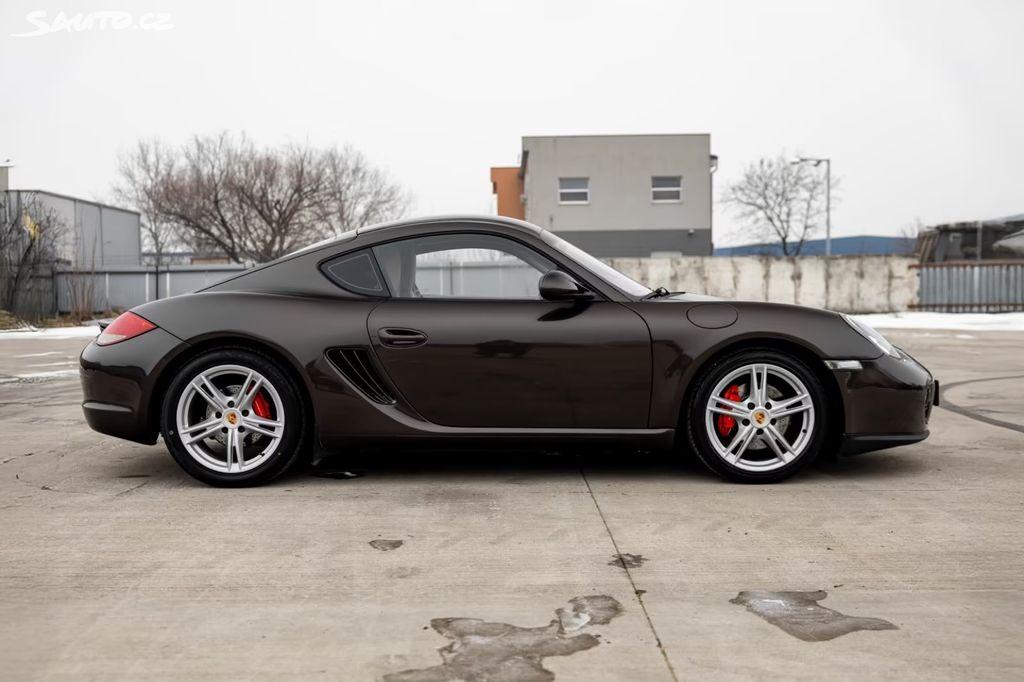 2012 Porsche Cayman 987.2, hnědá kupé, 121 000 km