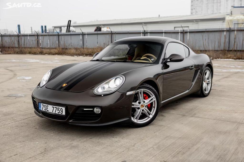 2012 Porsche Cayman 987.2, hnědá kupé, 121 000 km