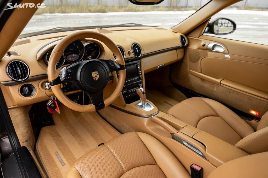 2012 Porsche Cayman 987.2, hnědá kupé, 121 000 km