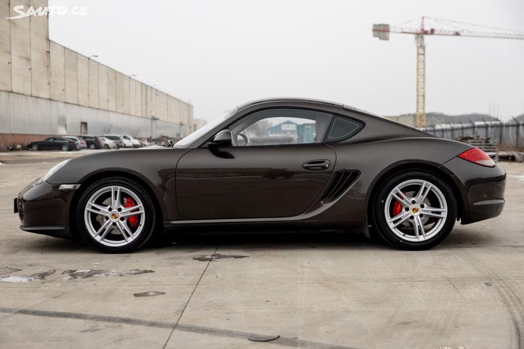 2012 Porsche Cayman 987.2, hnědá kupé, 121 000 km