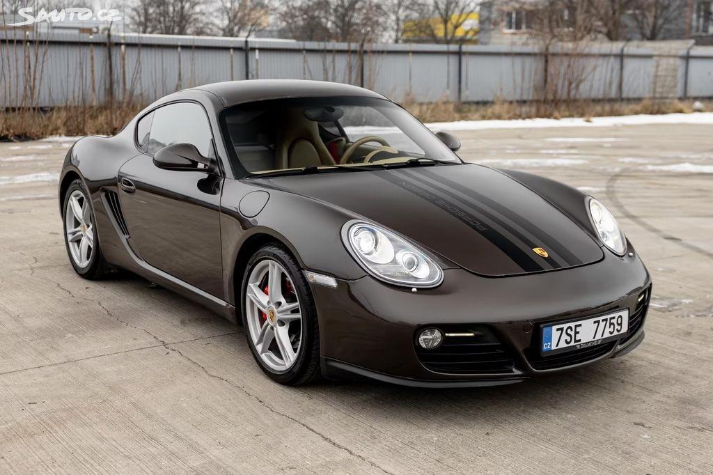 2012 Porsche Cayman 987.2, hnědá kupé, 121 000 km