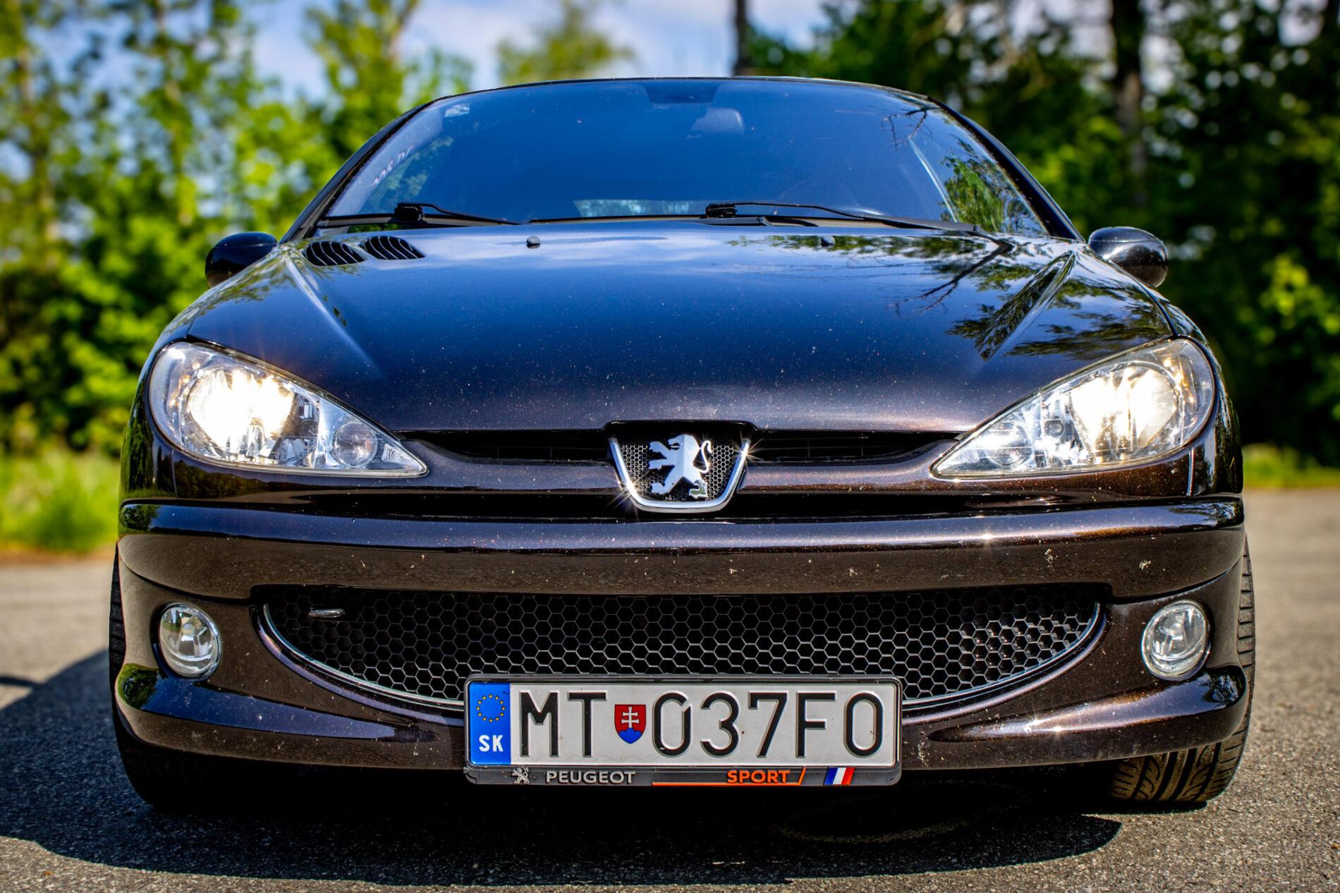 2003 Peugeot 206 RC, černá hatchback, 58 219 km