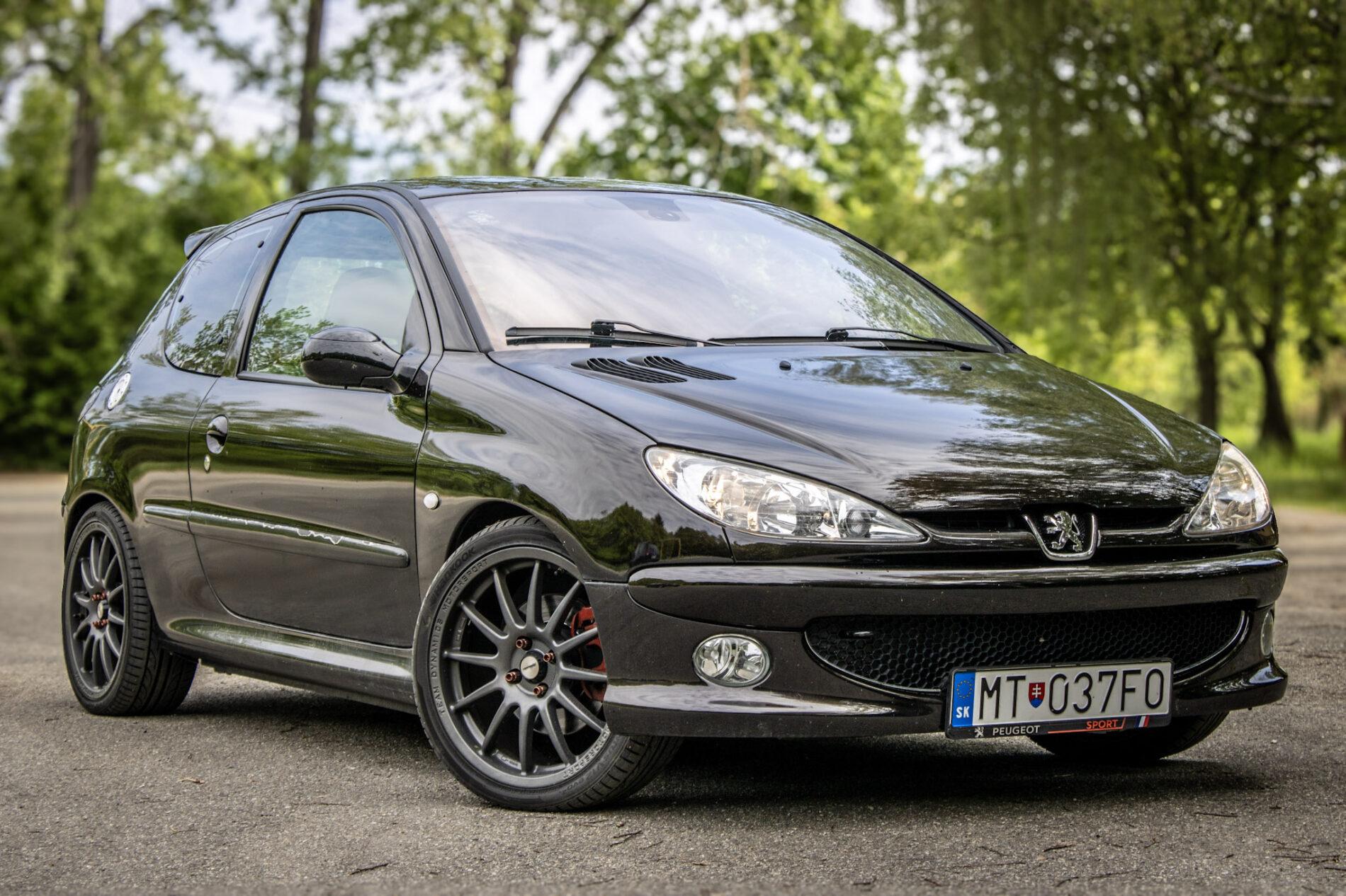 2003 Peugeot 206 RC, černá hatchback, 58 219 km
