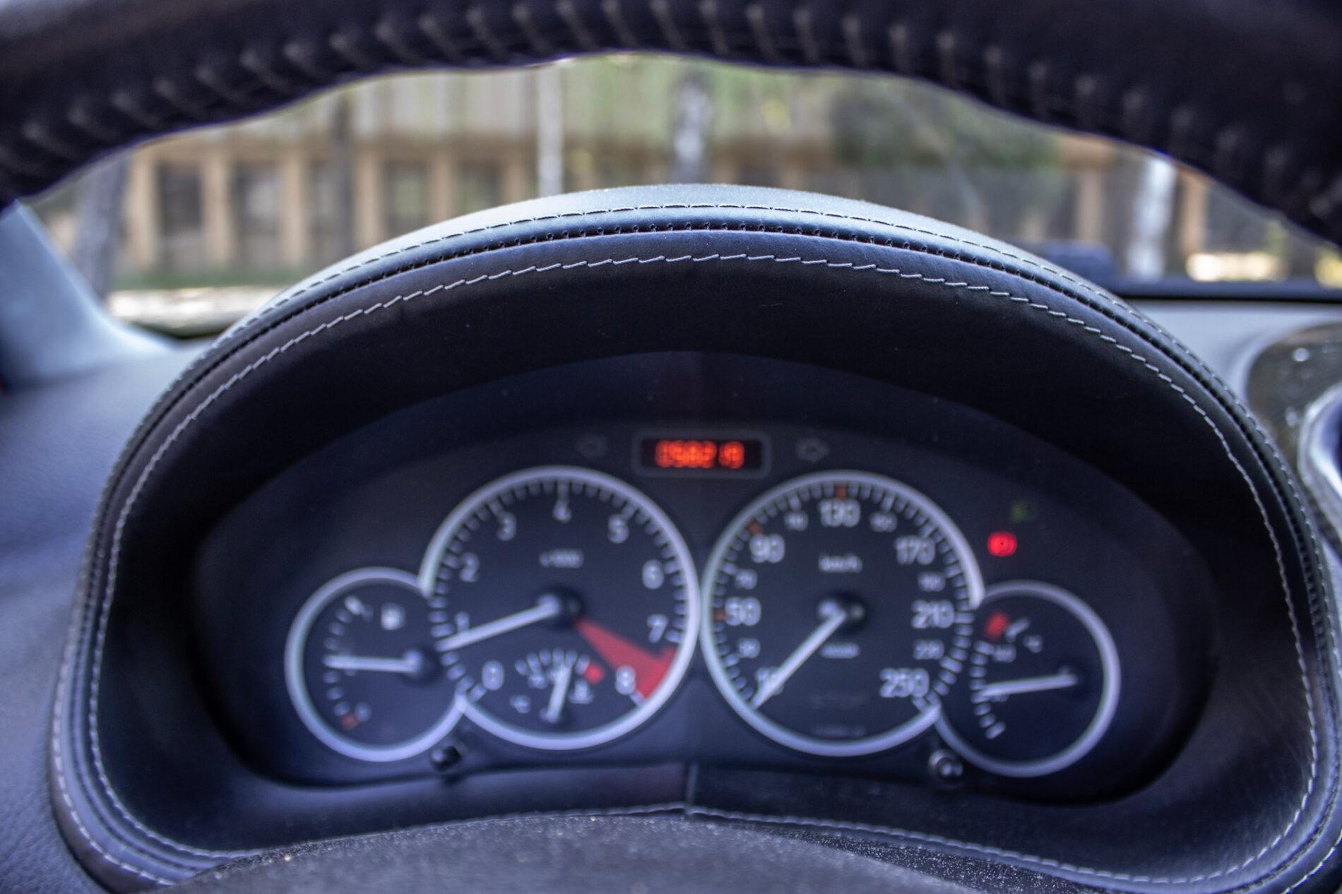 2003 Peugeot 206 RC, černá hatchback, 58 219 km