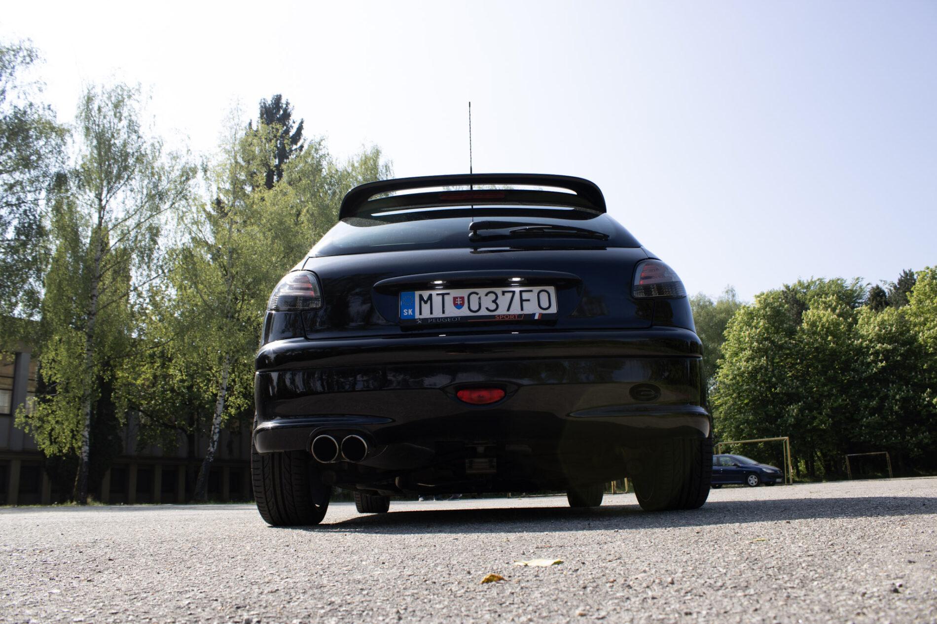 2003 Peugeot 206 RC, černá hatchback, 58 219 km