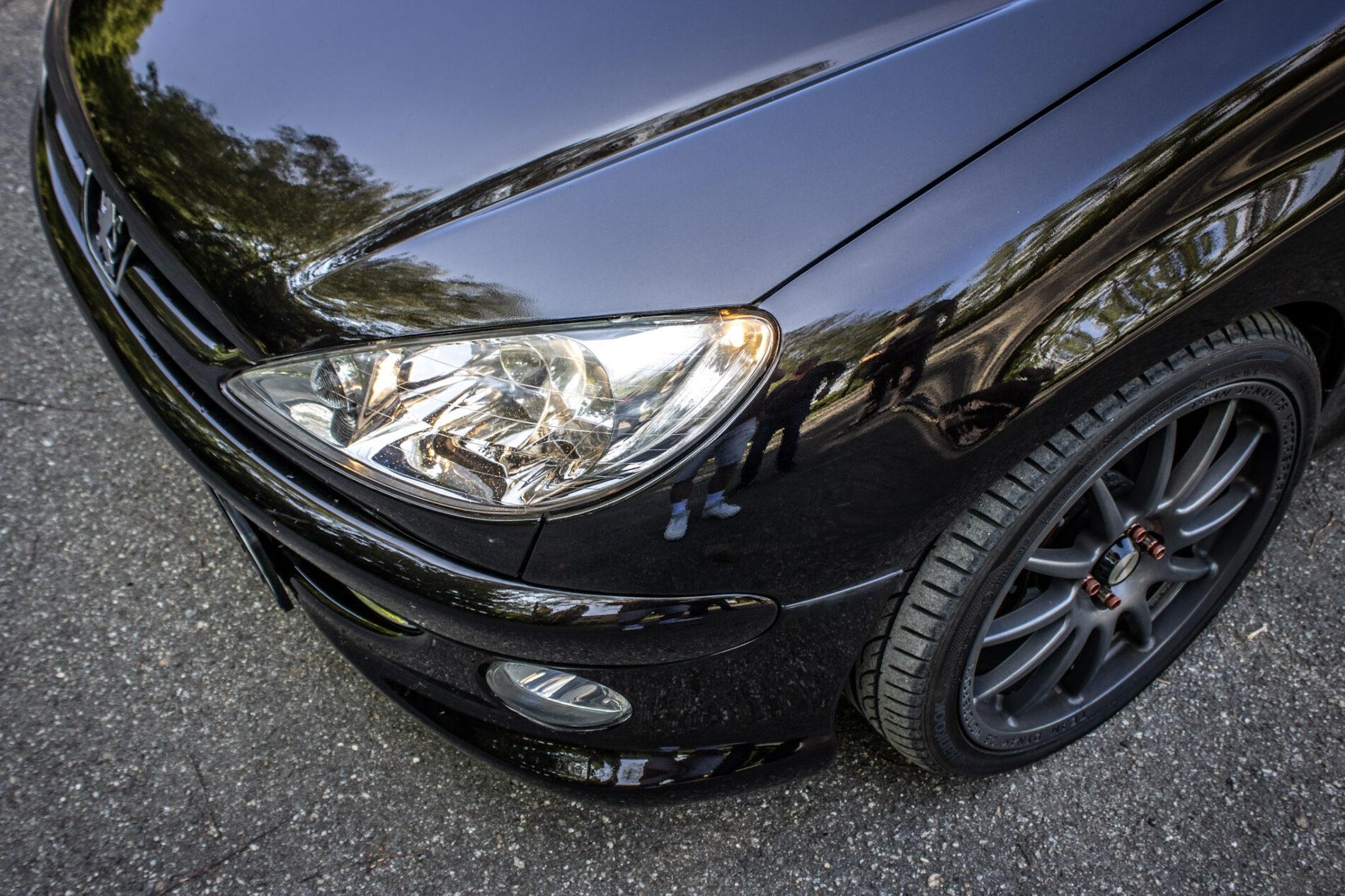 2003 Peugeot 206 RC, černá hatchback, 58 219 km