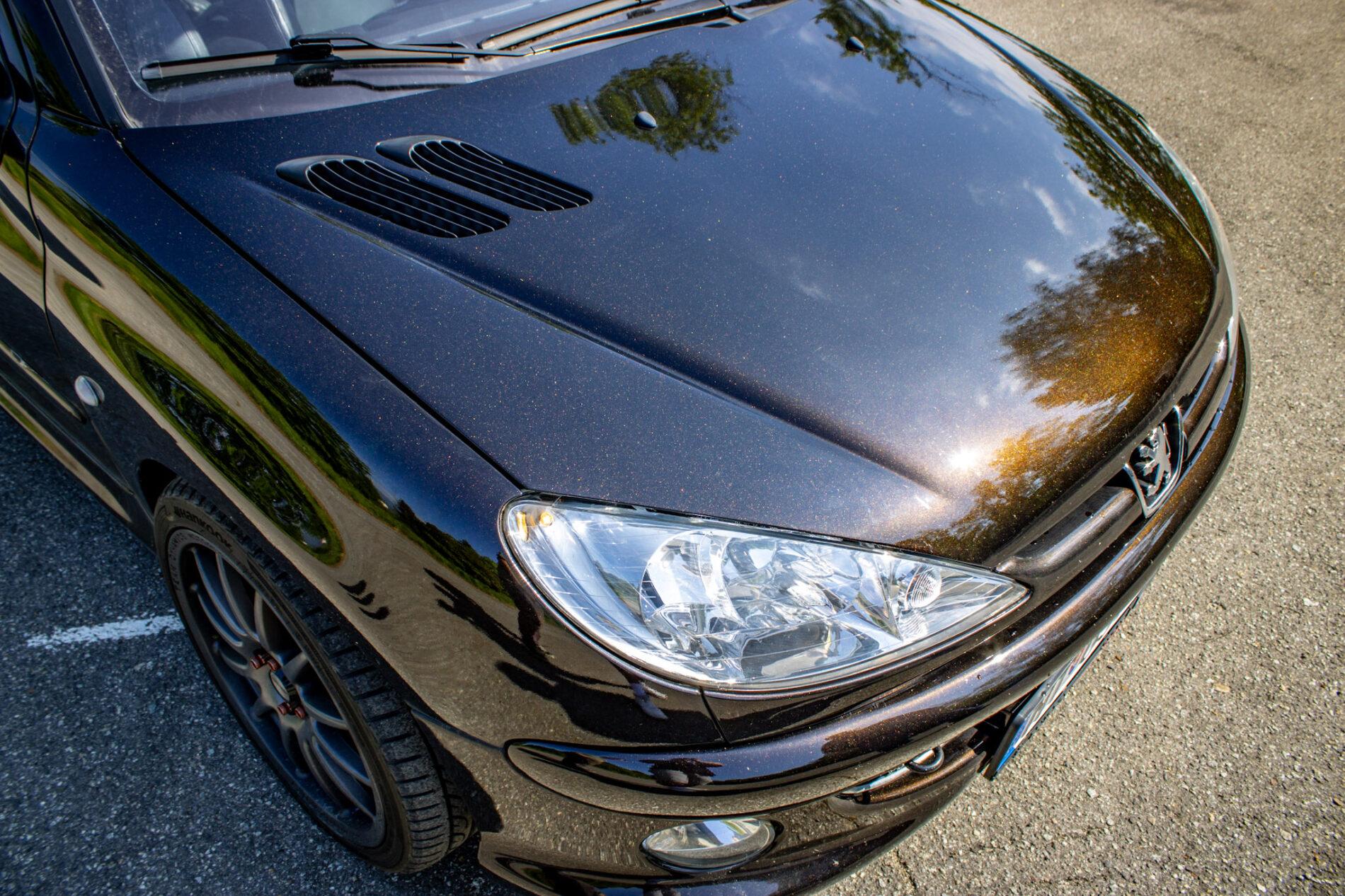 2003 Peugeot 206 RC, černá hatchback, 58 219 km