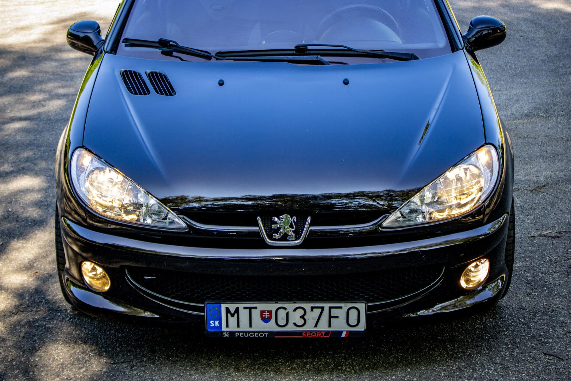 2003 Peugeot 206 RC, černá hatchback, 58 219 km
