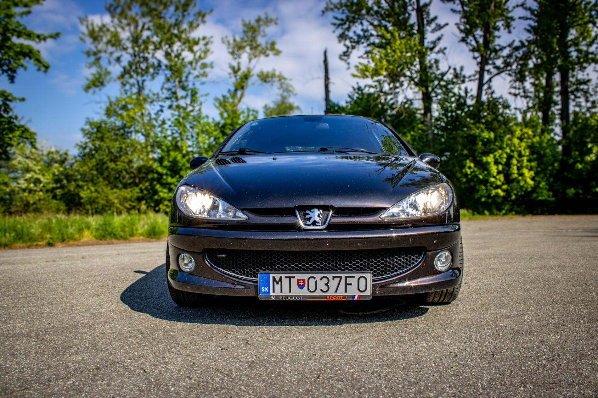 2003 Peugeot 206 RC, černá hatchback, 58 219 km