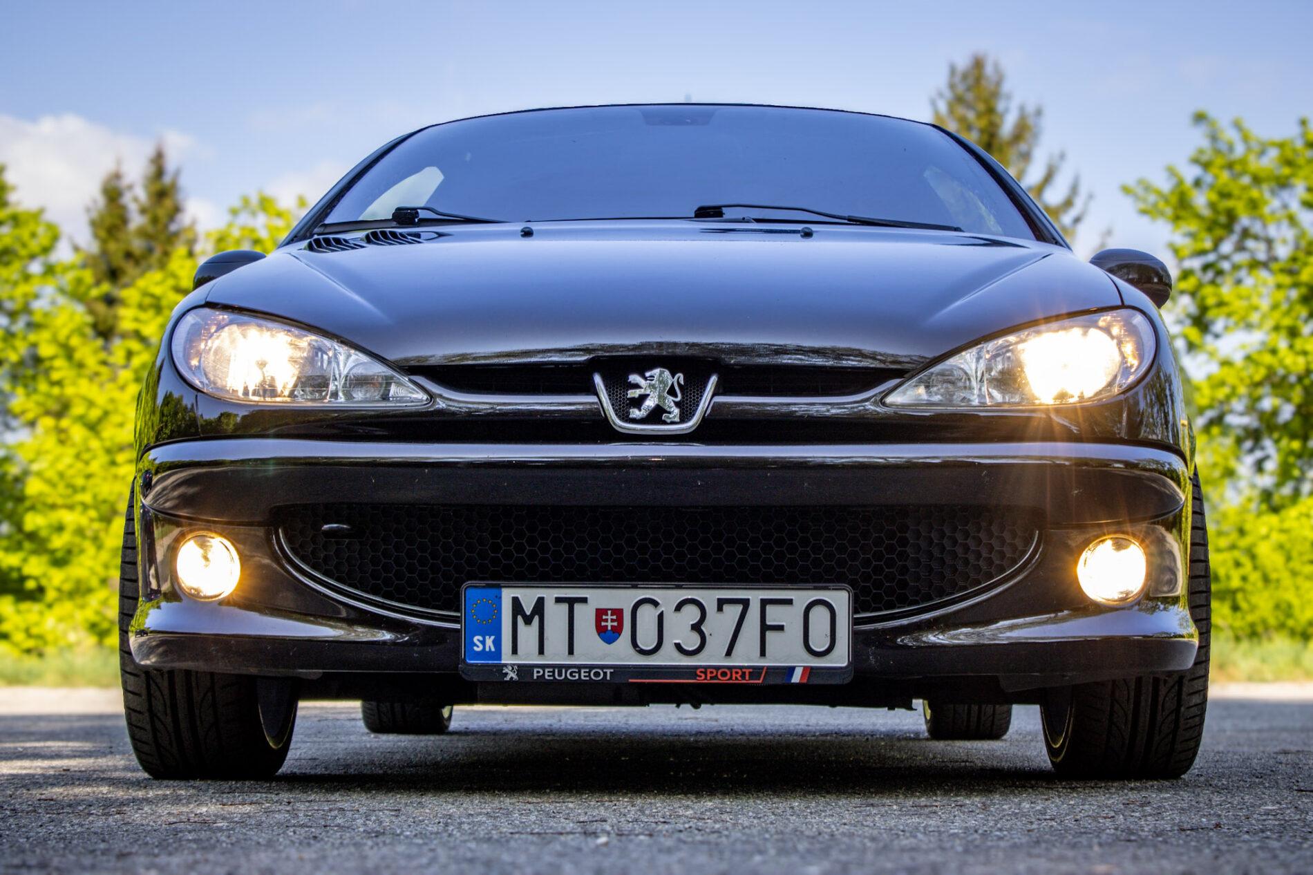 2003 Peugeot 206 RC, černá hatchback, 58 219 km