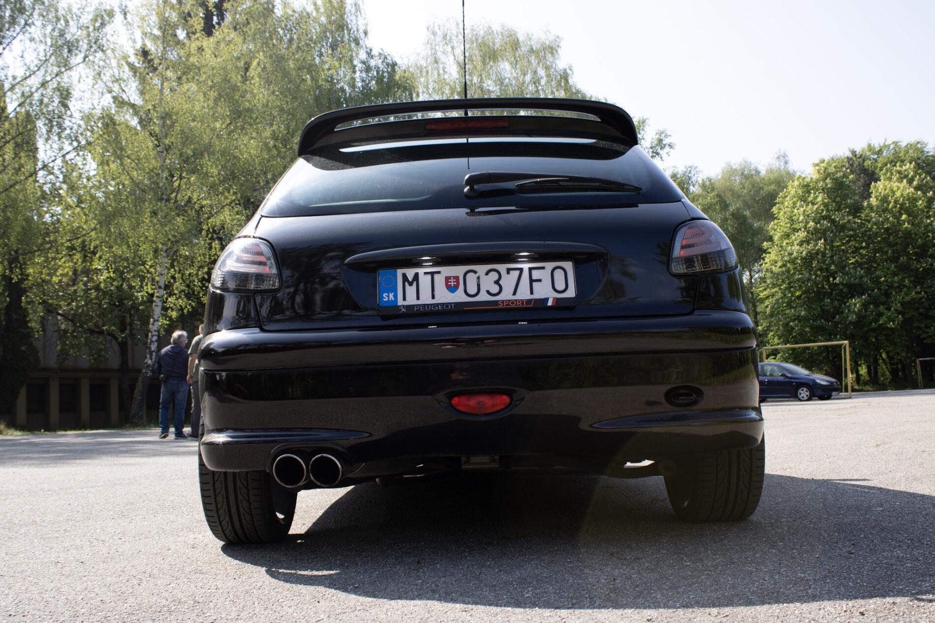 2003 Peugeot 206 RC, černá hatchback, 58 219 km