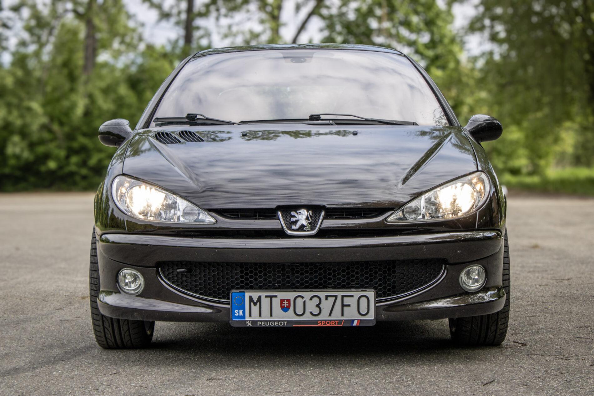 2003 Peugeot 206 RC, černá hatchback, 58 219 km