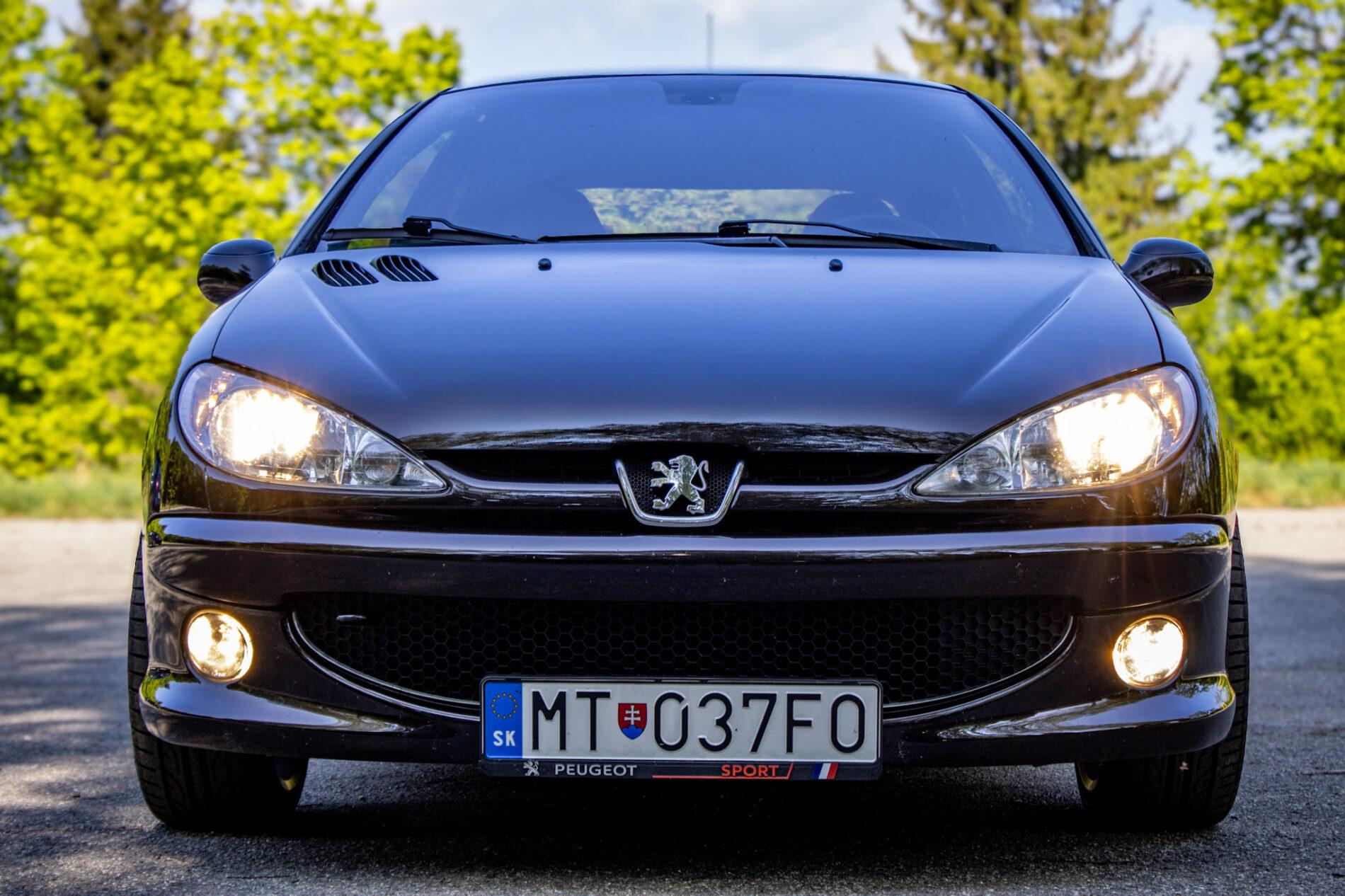 2003 Peugeot 206 RC, černá hatchback, 58 219 km