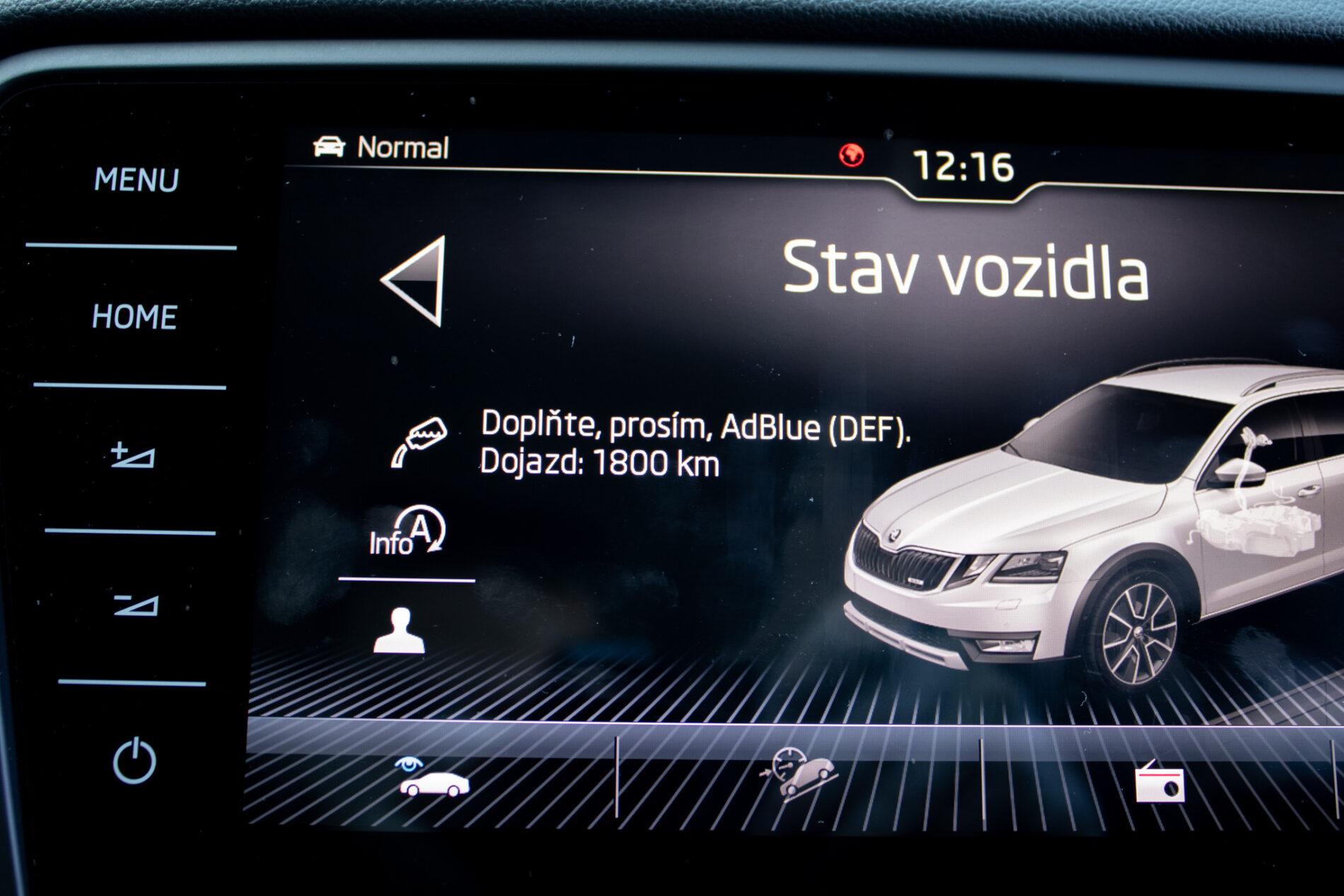 2019 Skoda Octavia RS, modrá kombi, 256 013 km