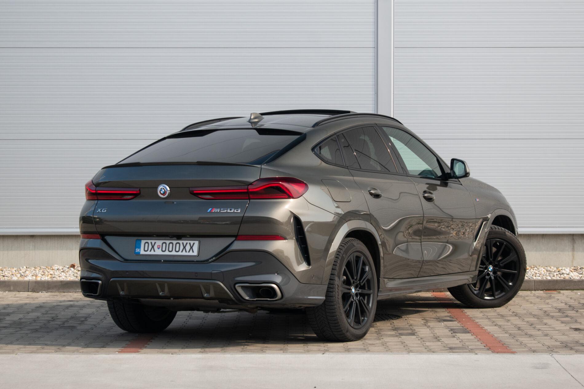 2020 BMW X6 M50d, zelená suv, 61 340 km