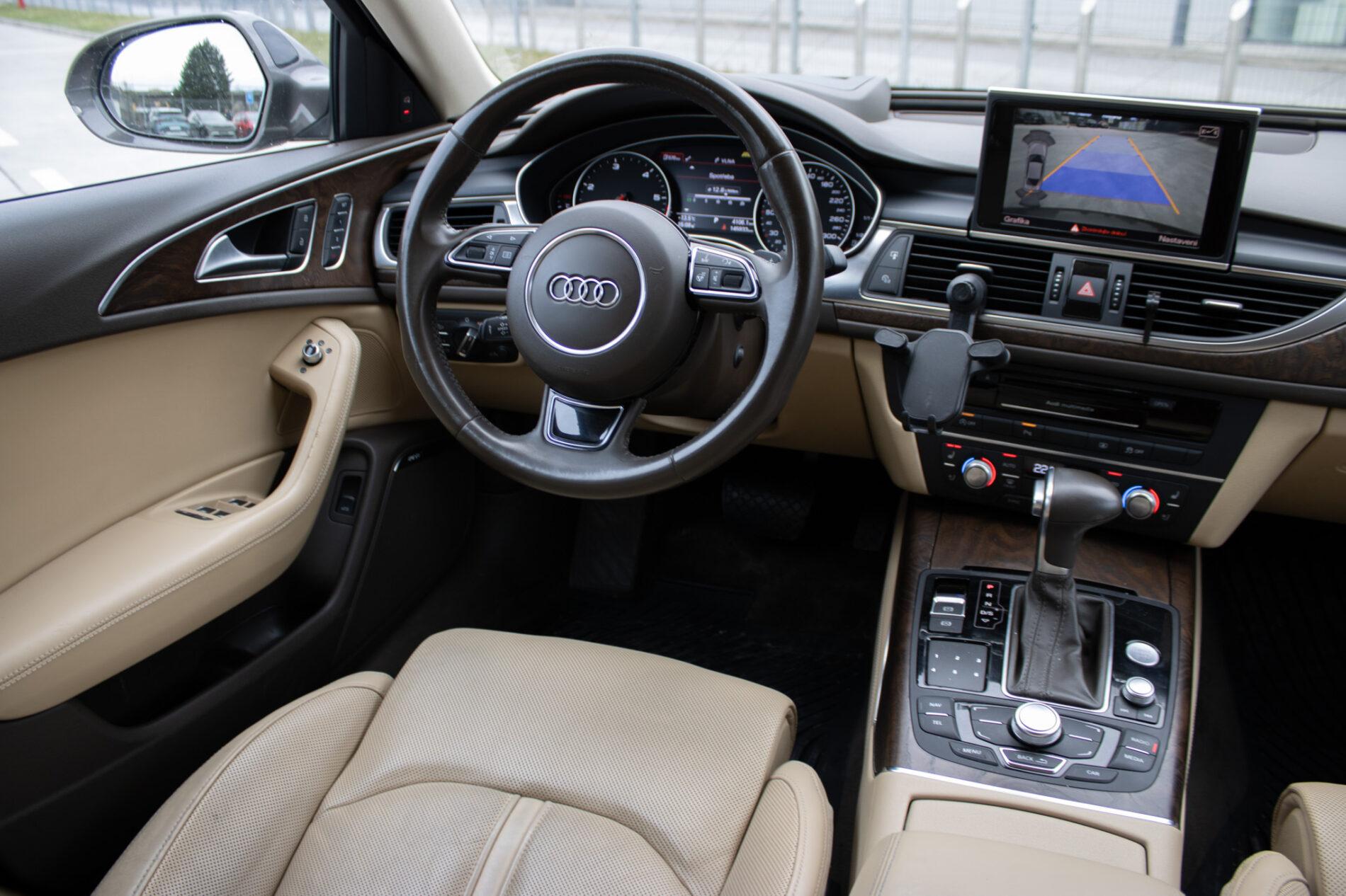 2013 AUDI A6, šedá sedan, 145 933 km