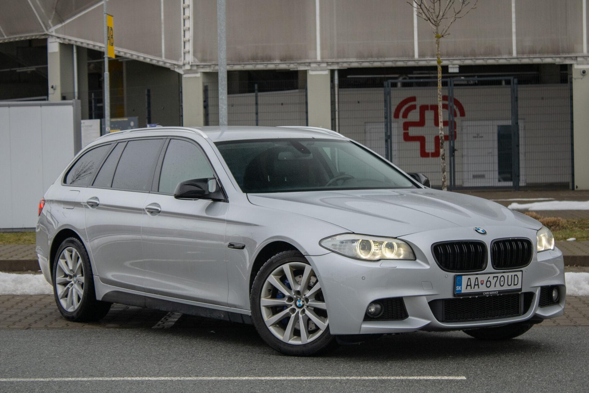 2012 BMW 530d, stříbrná kombi, 269 675 km