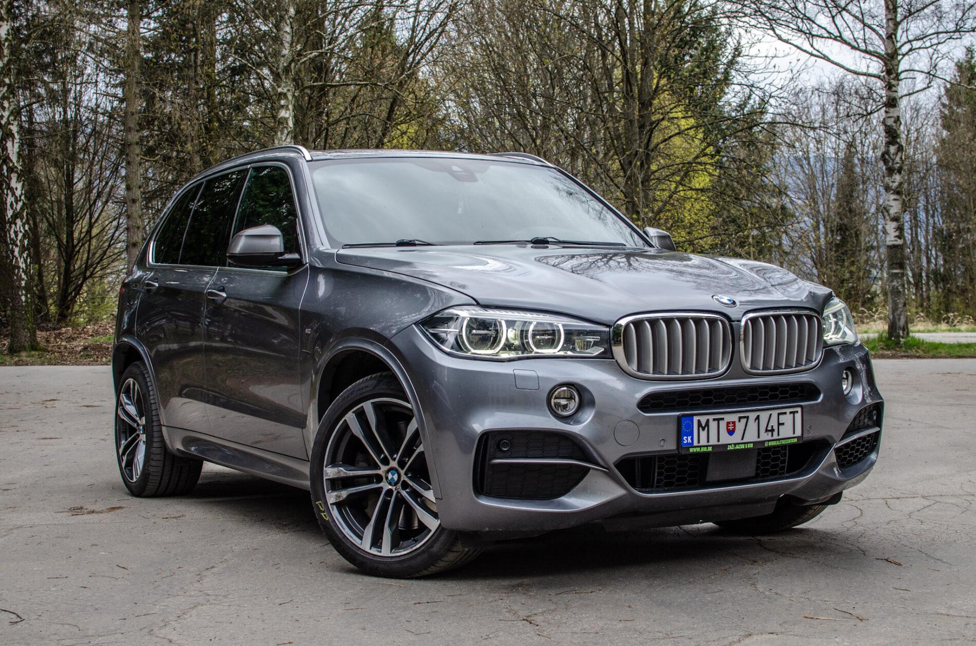 2014 BMW X5 M50d, šedá suv, 219 746 km