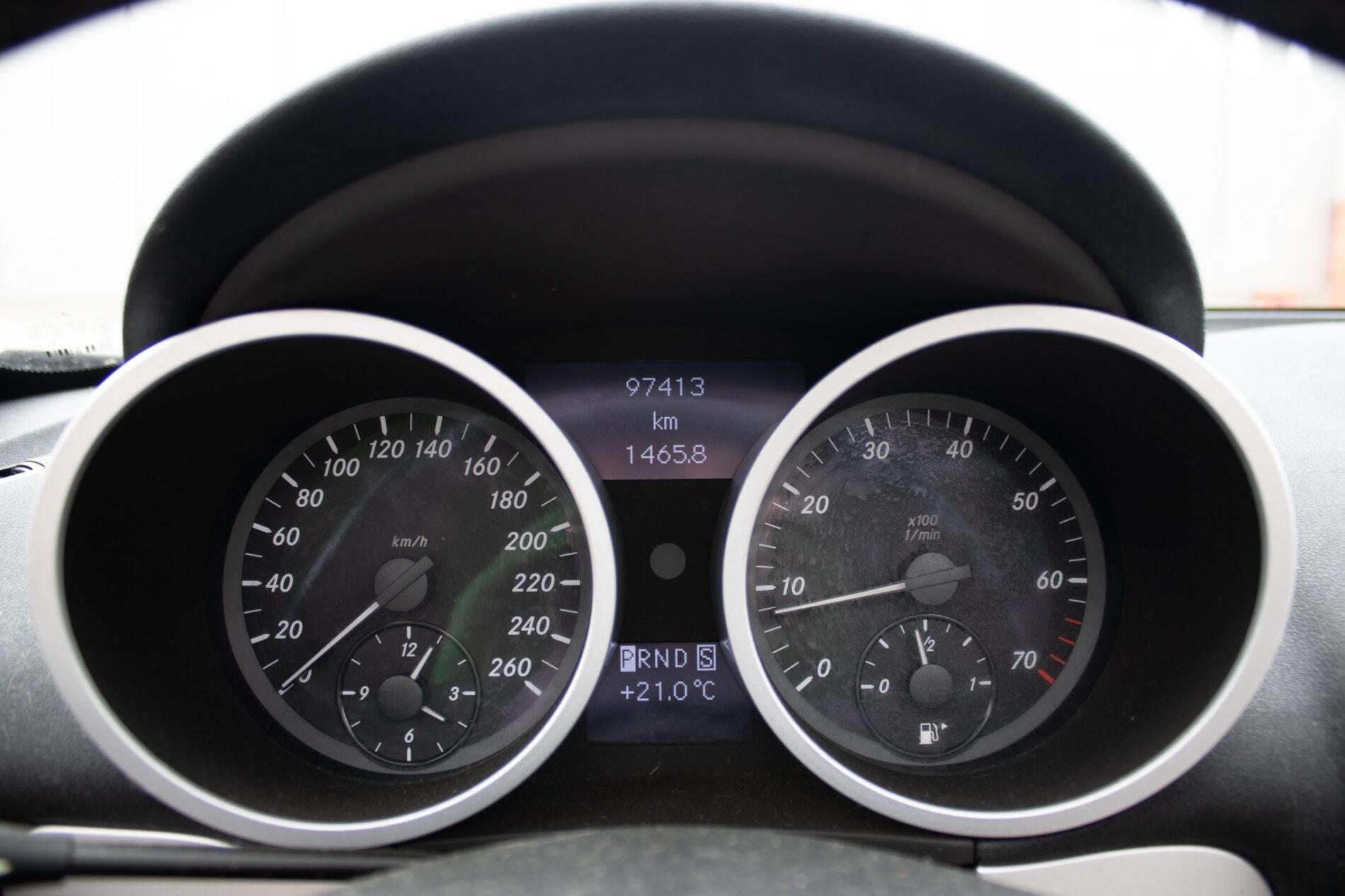 2006 Mercedes-Benz SLK 200 Komp., černá kabriolet, 97 413 km