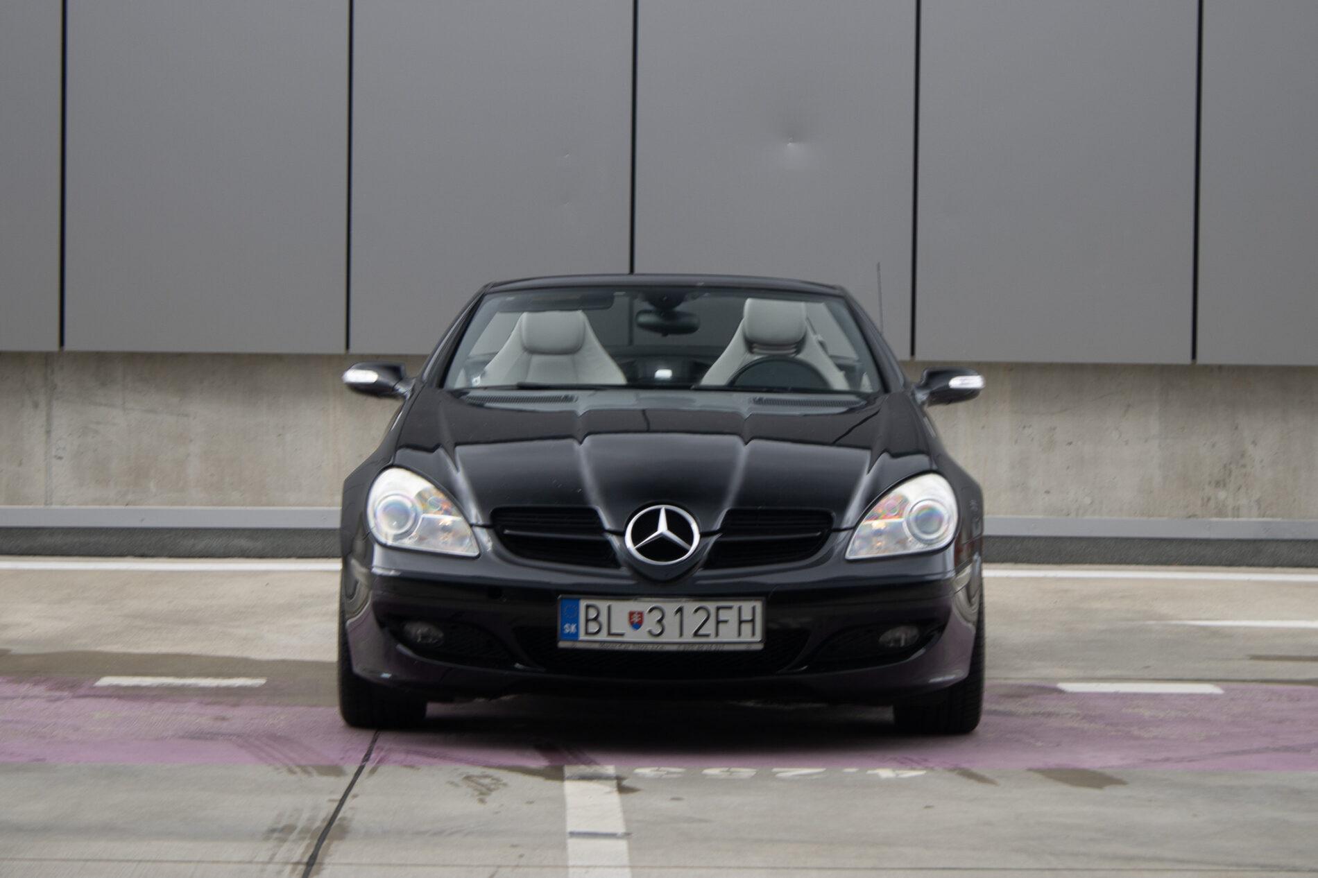 2006 Mercedes-Benz SLK 200 Komp., černá kabriolet, 97 413 km