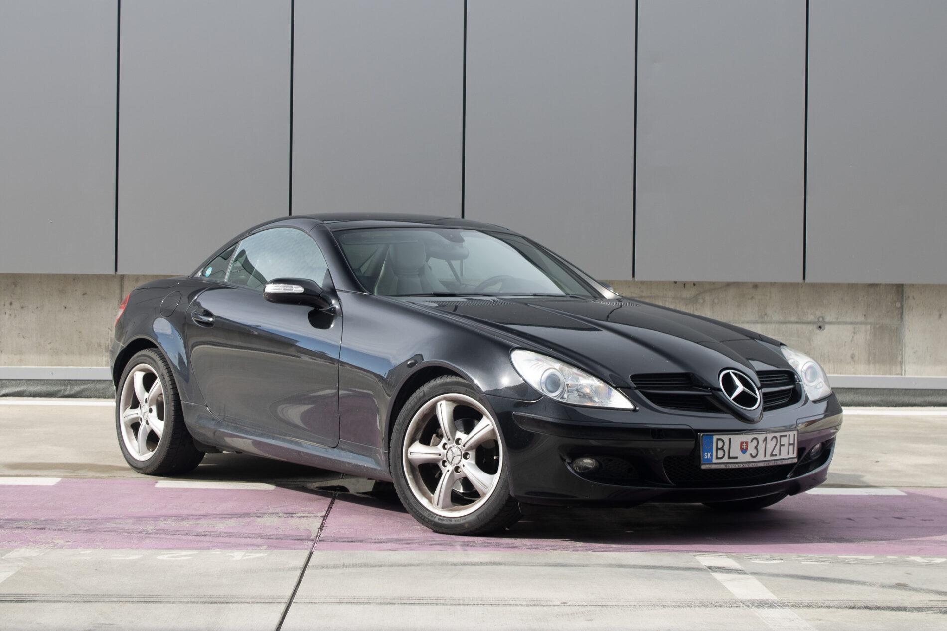 2006 Mercedes-Benz SLK 200 Komp., černá kabriolet, 97 413 km