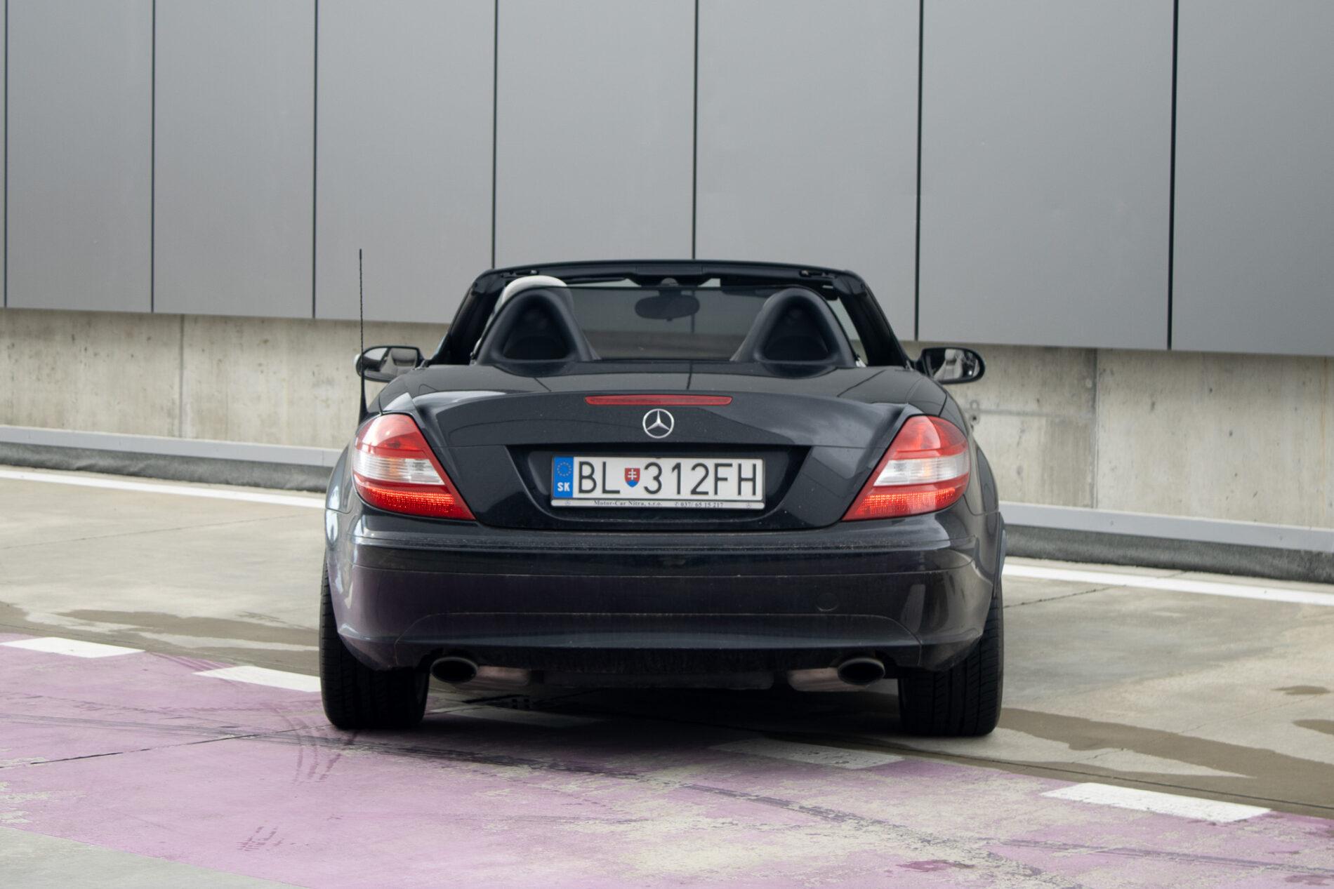2006 Mercedes-Benz SLK 200 Komp., černá kabriolet, 97 413 km