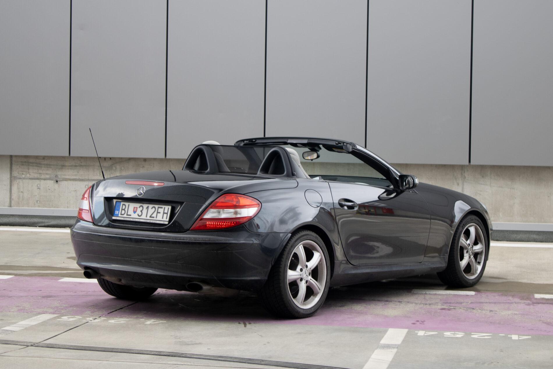 2006 Mercedes-Benz SLK 200 Komp., černá kabriolet, 97 413 km
