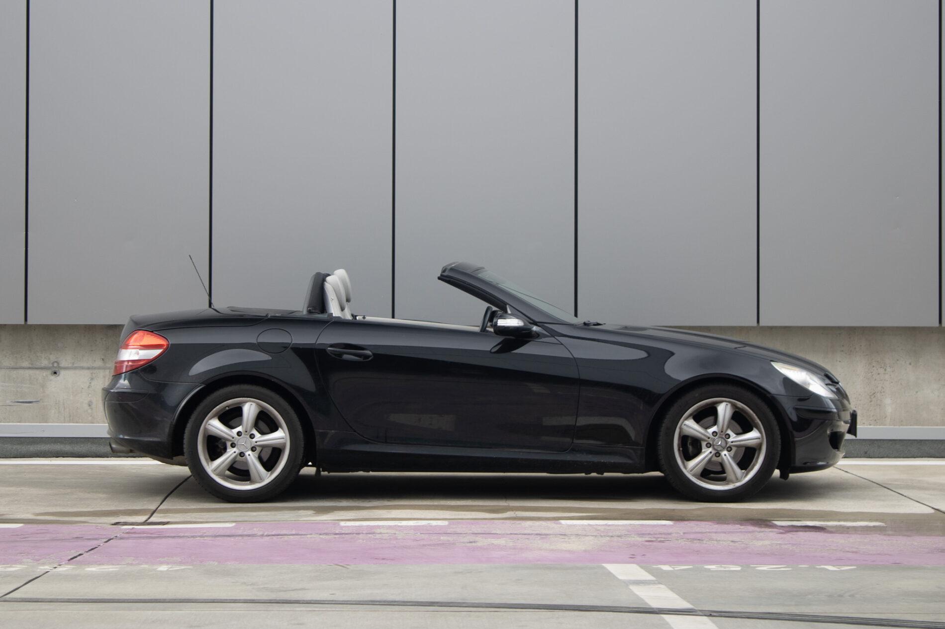 2006 Mercedes-Benz SLK 200 Komp., černá kabriolet, 97 413 km