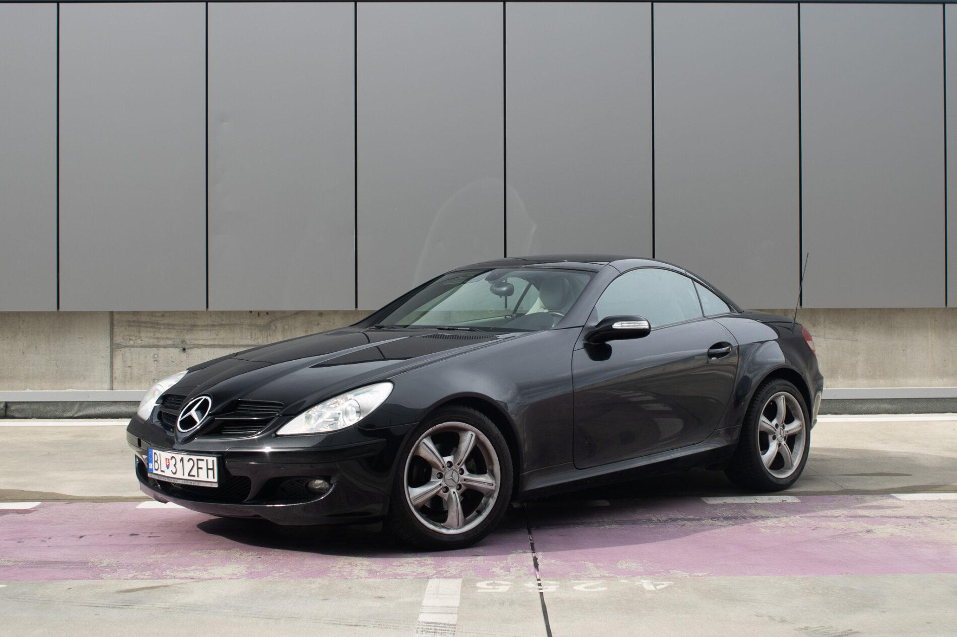 2006 Mercedes-Benz SLK 200 Komp., černá kabriolet, 97 413 km