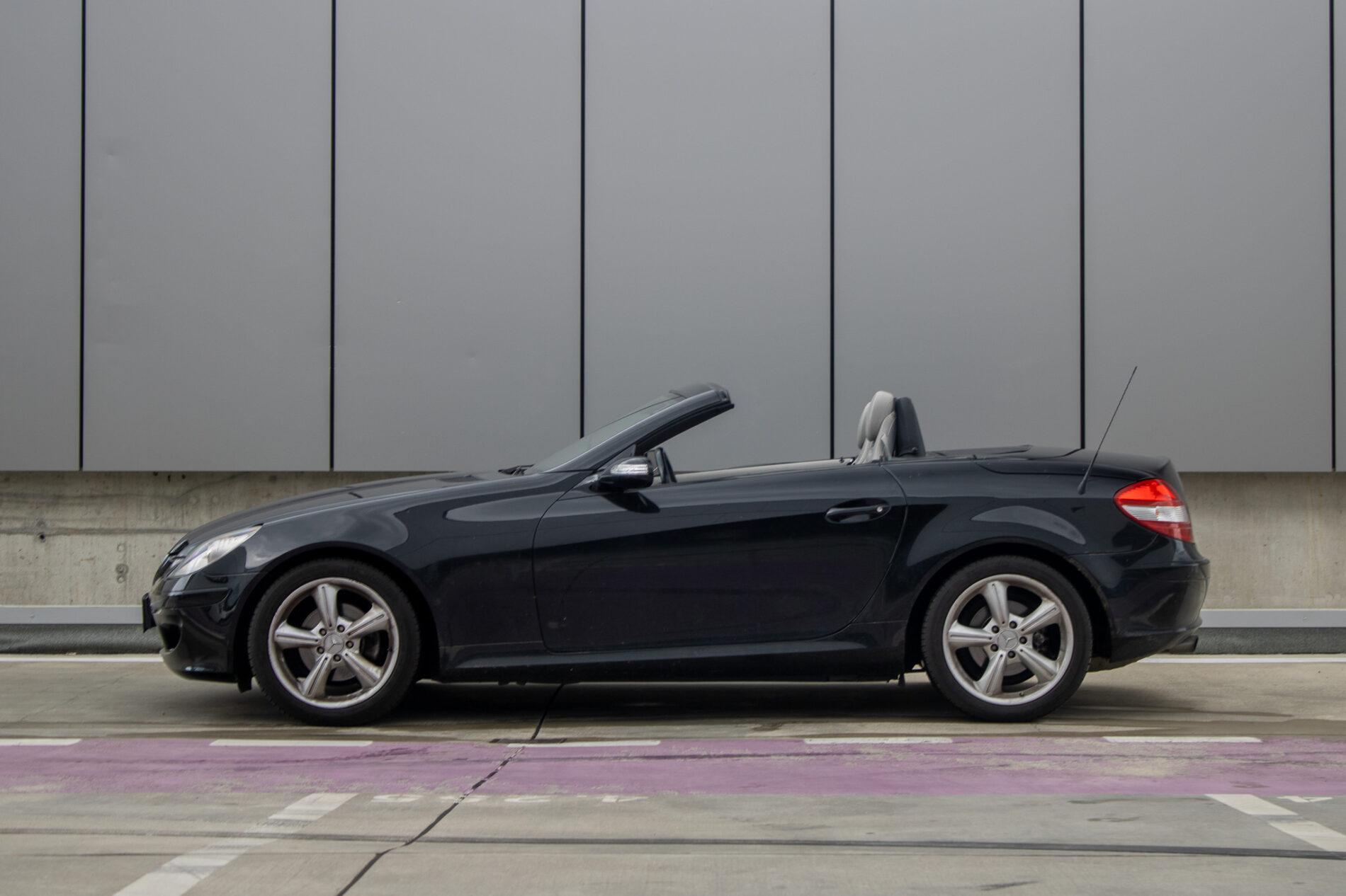 2006 Mercedes-Benz SLK 200 Komp., černá kabriolet, 97 413 km