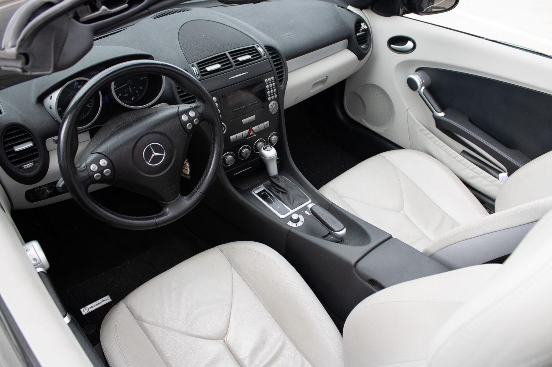 2006 Mercedes-Benz SLK 200 Komp., černá kabriolet, 97 413 km