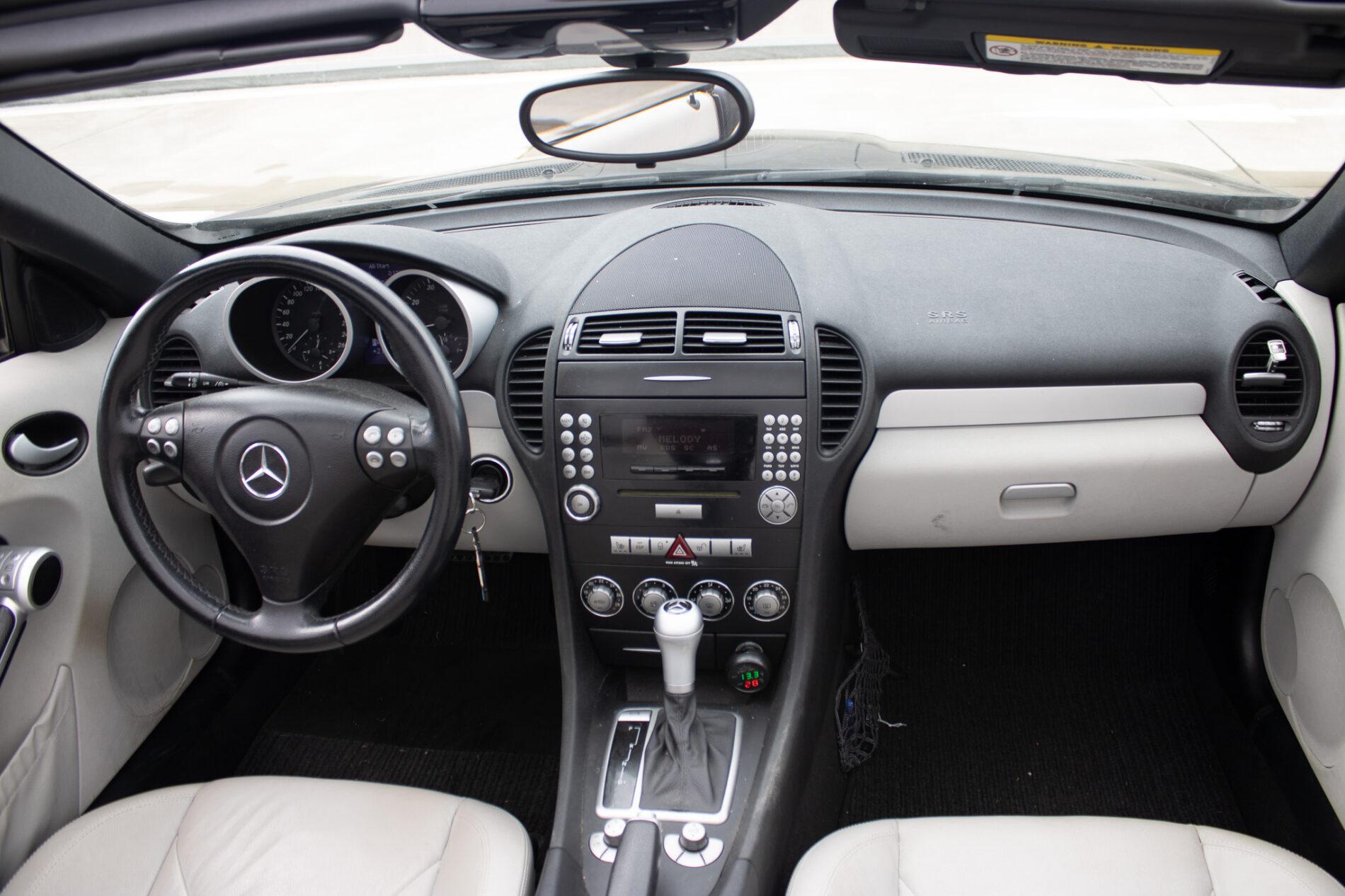 2006 Mercedes-Benz SLK 200 Komp., černá kabriolet, 97 413 km