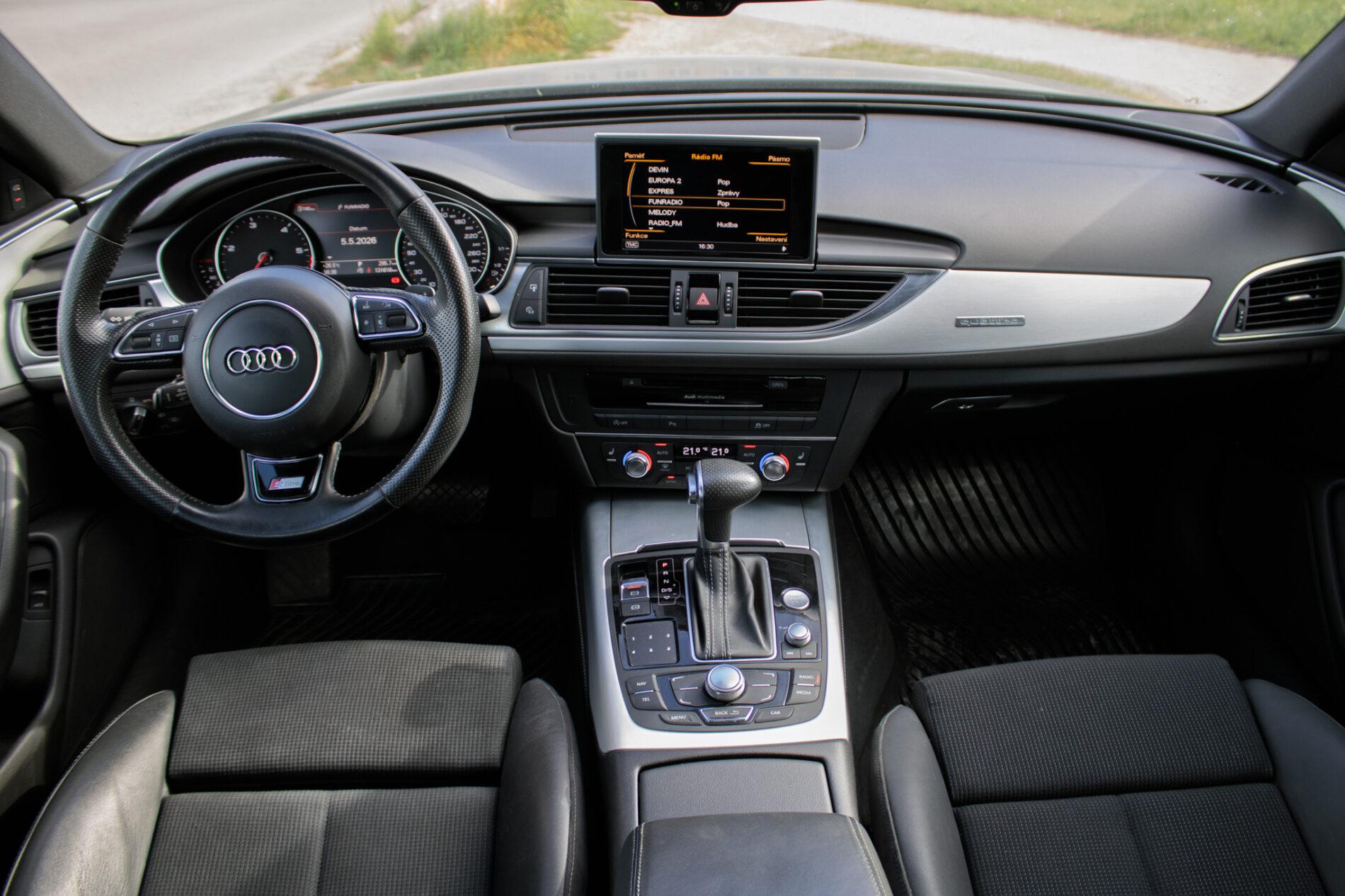 2012 AUDI A6, šedá kombi, 131 618 km