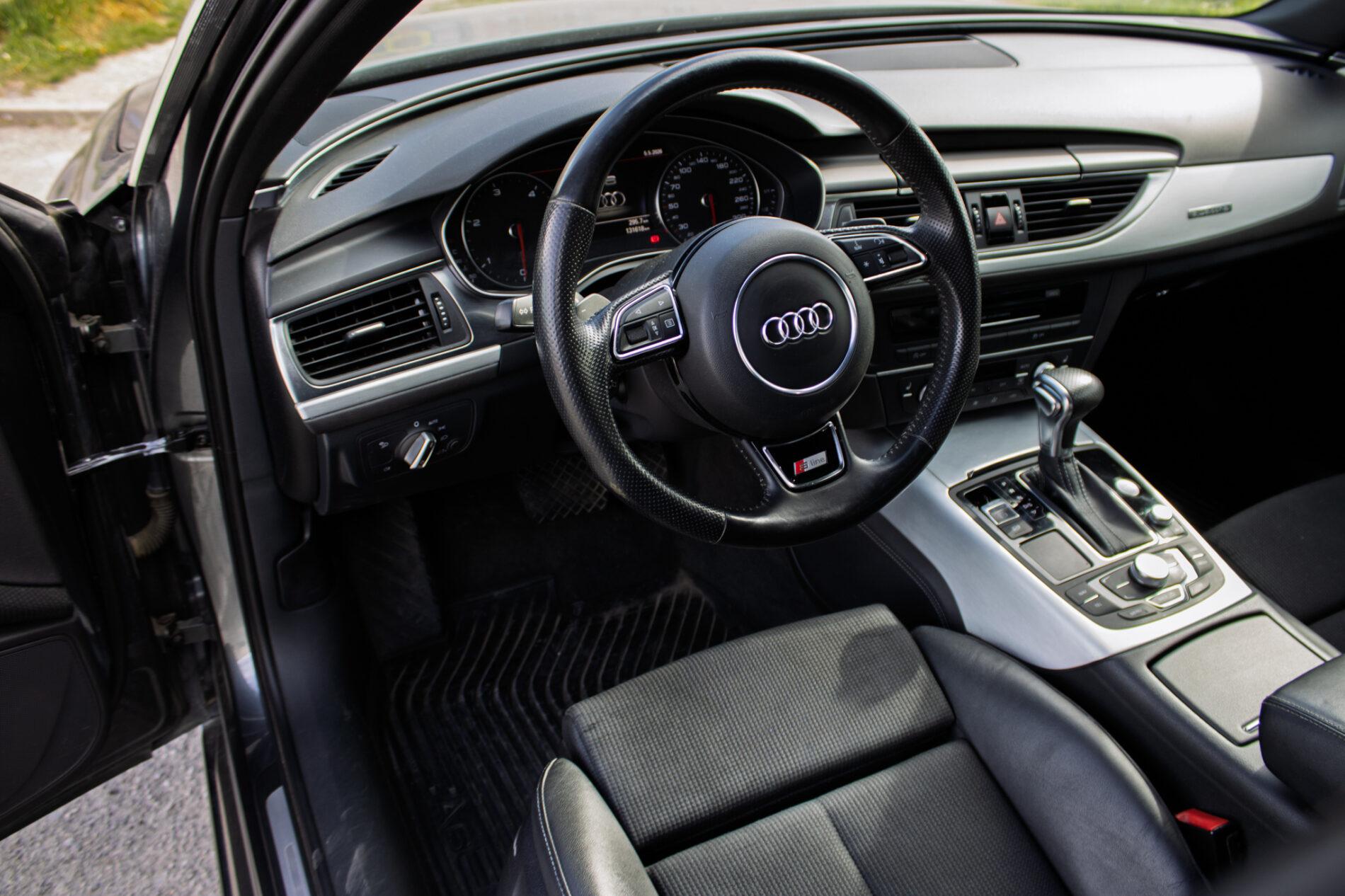 2012 AUDI A6, šedá kombi, 131 618 km