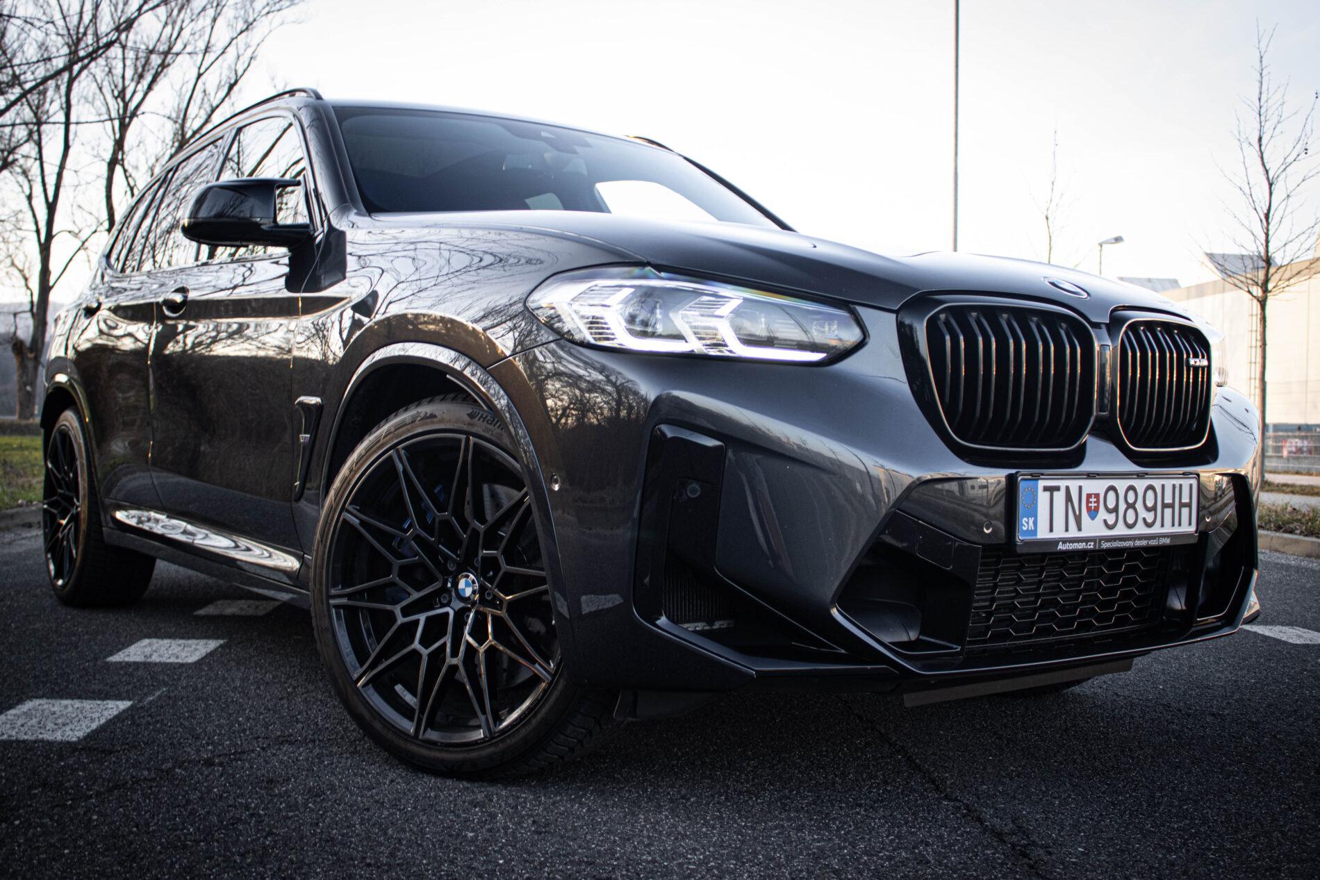 2022 BMW X3 M, šedá suv, 64 066 km