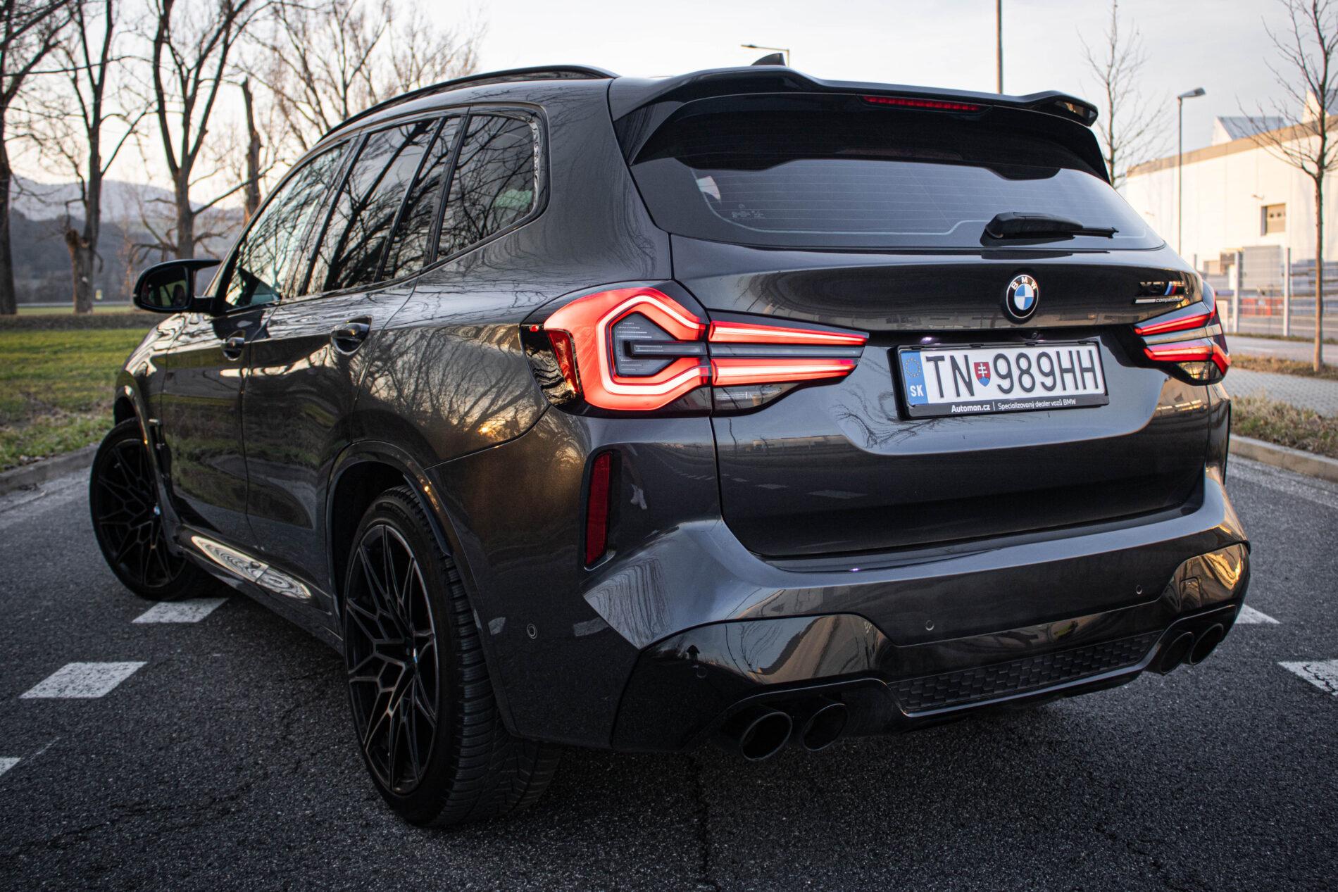 2022 BMW X3 M, šedá suv, 64 066 km