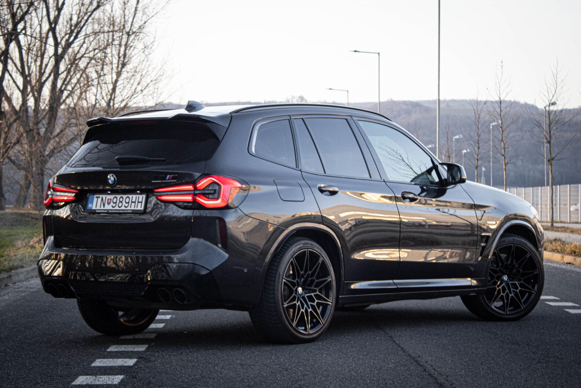 2022 BMW X3 M, šedá suv, 64 066 km