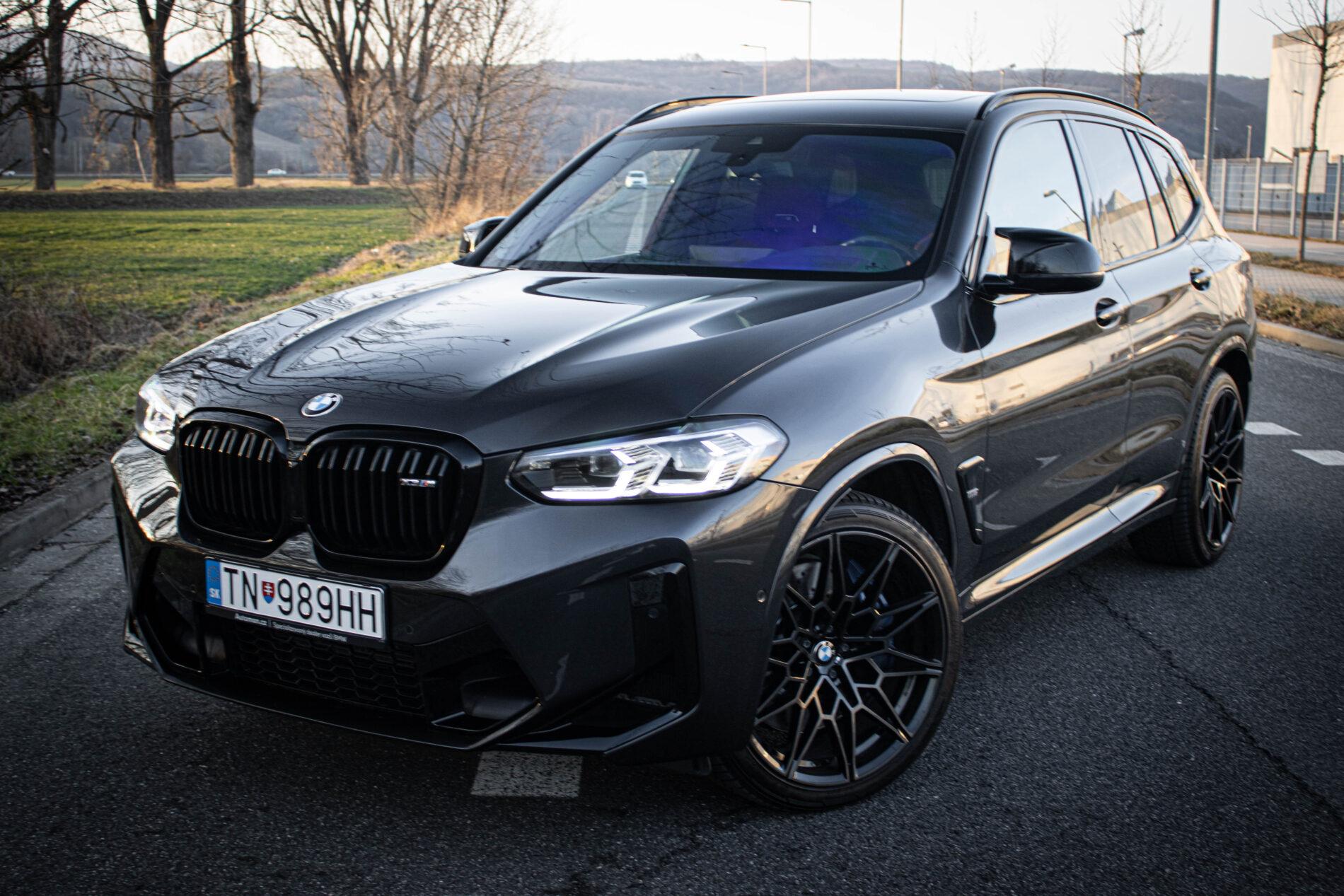 2022 BMW X3 M, šedá suv, 64 066 km