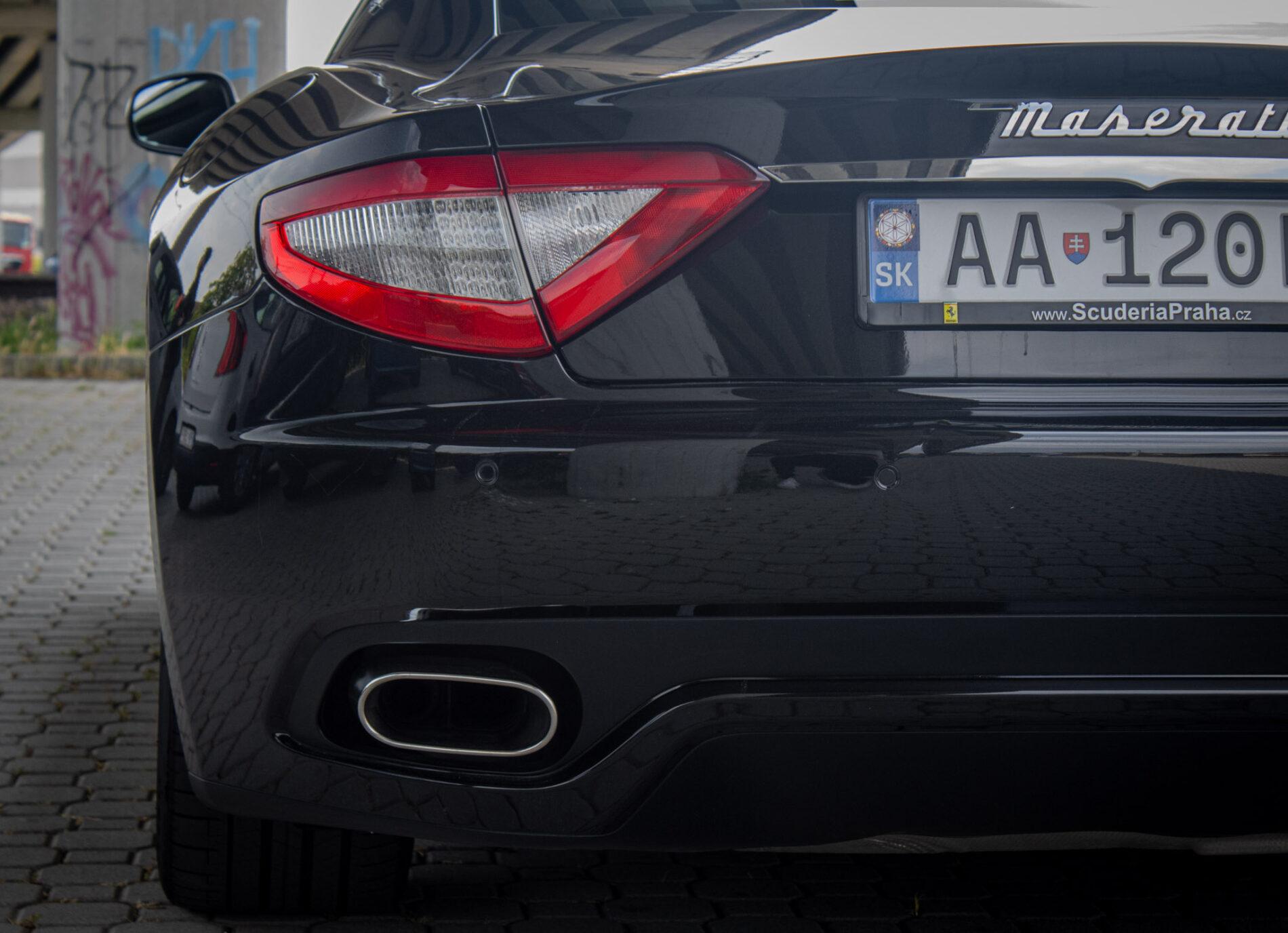 2008 Maserati GranTurismo, černá kupé, 51 007 km