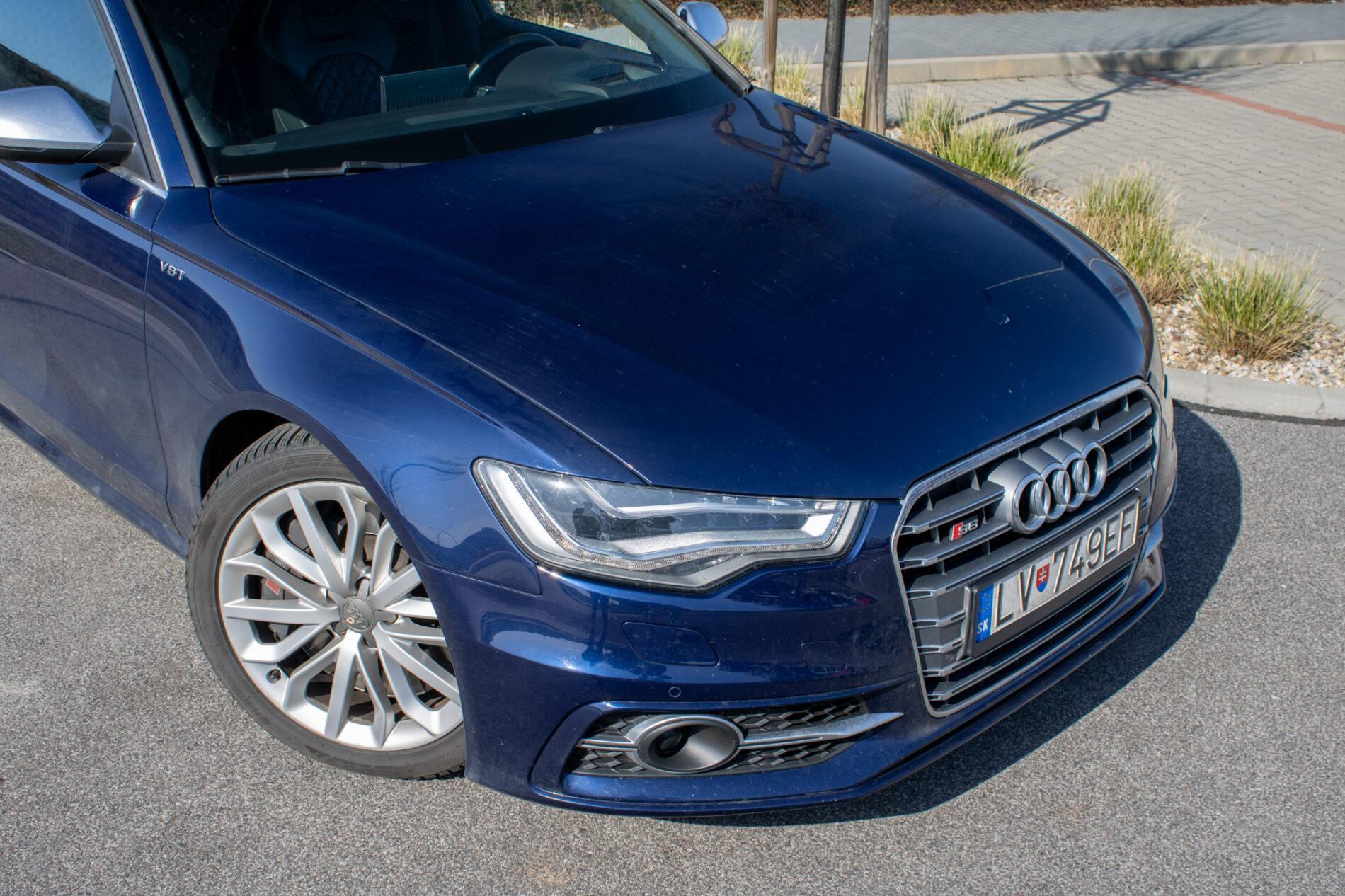 2013 AUDI S6, modrá sedan, 163 590 km