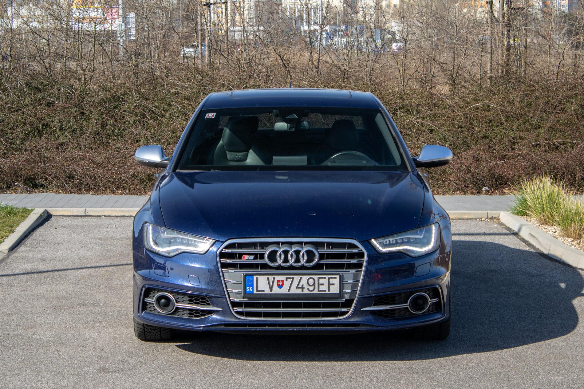 2013 AUDI S6, modrá sedan, 163 590 km