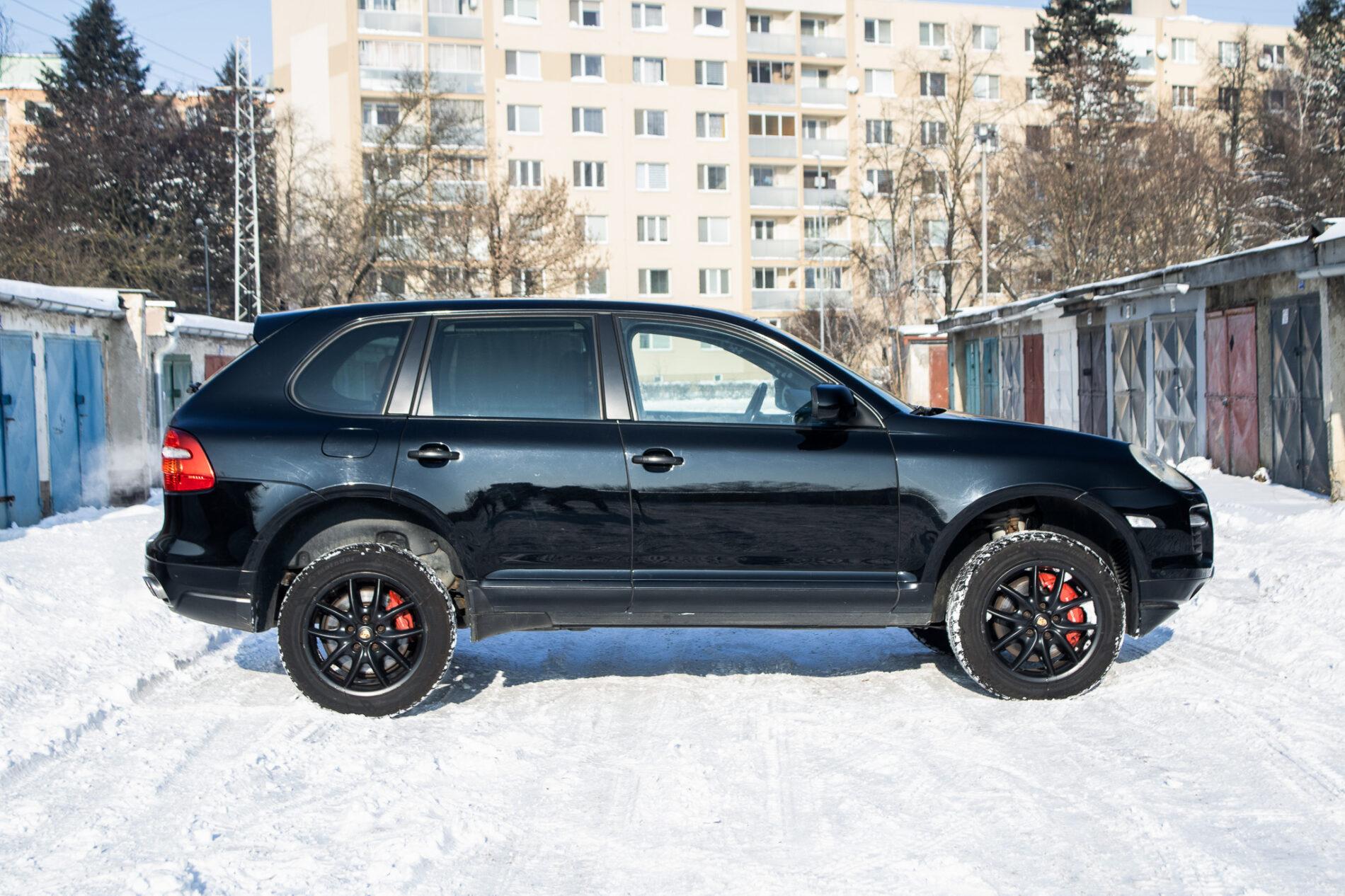 2009 Porsche Cayenne Turbo, černá suv, 153 062 km