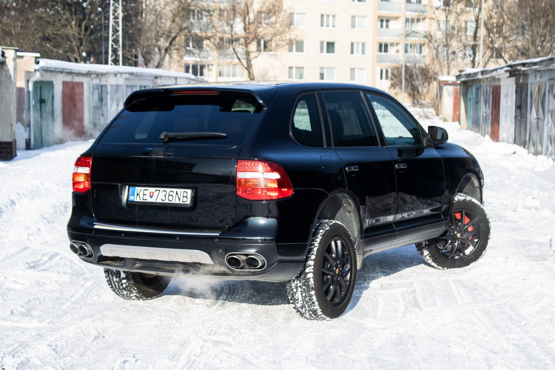 2009 Porsche Cayenne Turbo, černá suv, 153 062 km