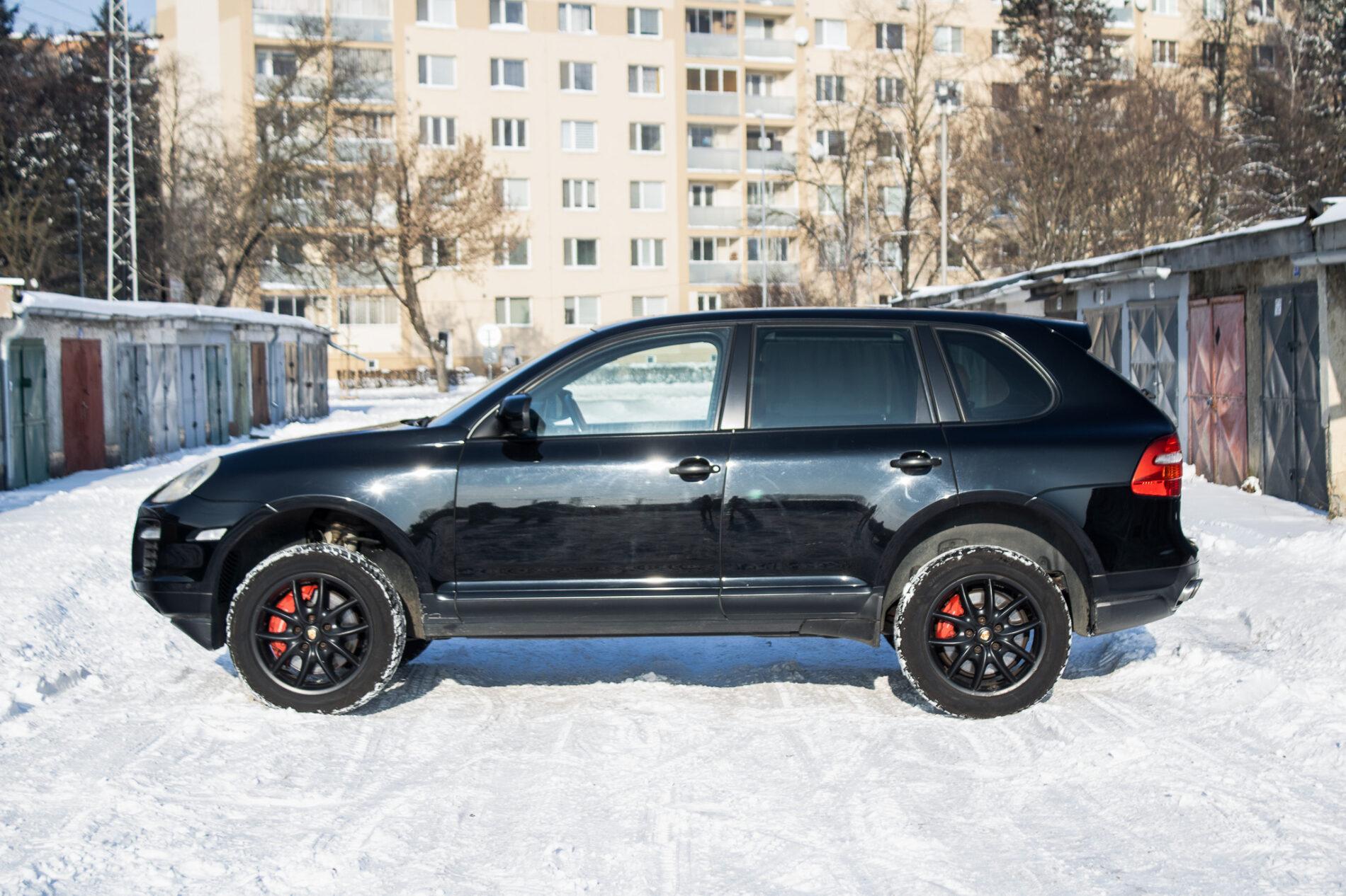 2009 Porsche Cayenne Turbo, černá suv, 153 062 km