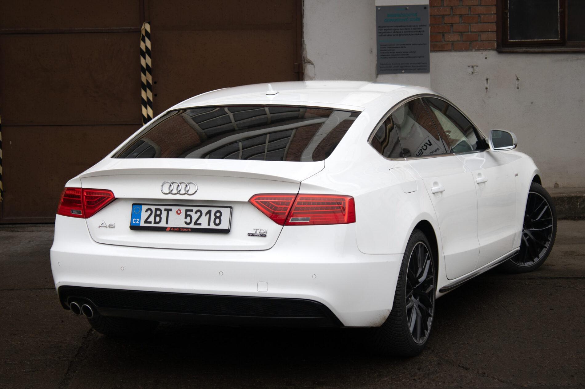 2016 AUDI A5, bílá hatchback, 194 000 km