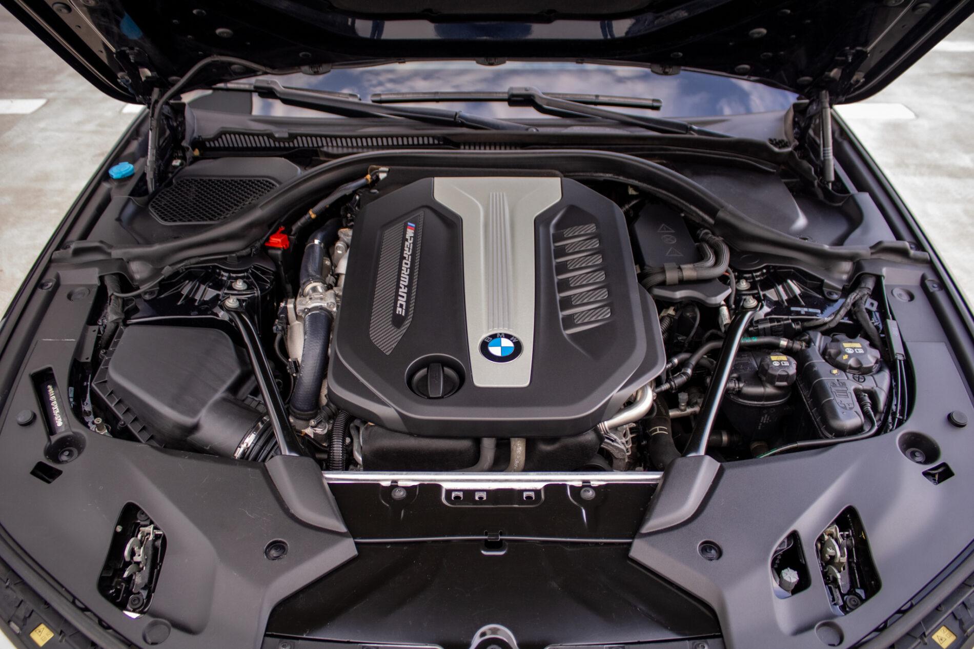 2019 BMW M550d, černá sedan, 239 000 km