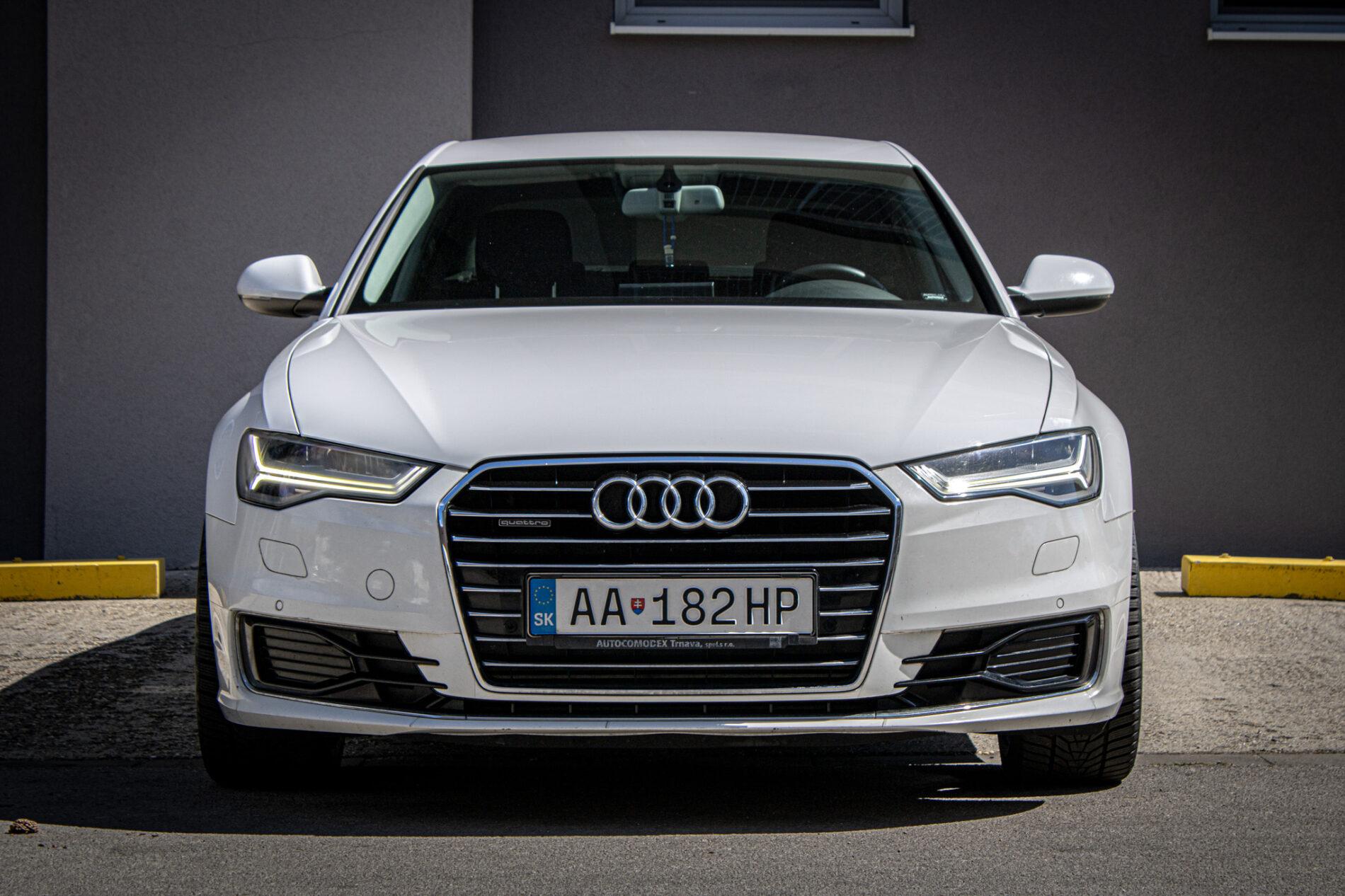 2016 AUDI A6, bílá sedan, 244 763 km