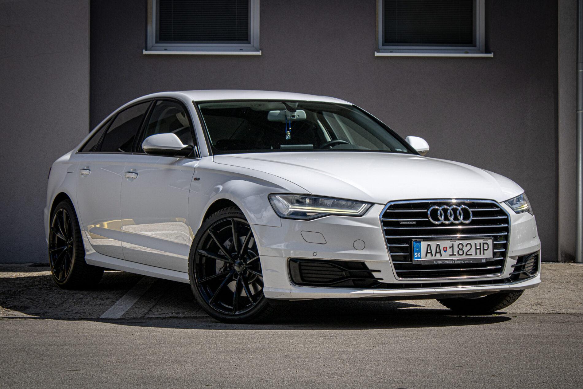 2016 AUDI A6, bílá sedan, 244 763 km