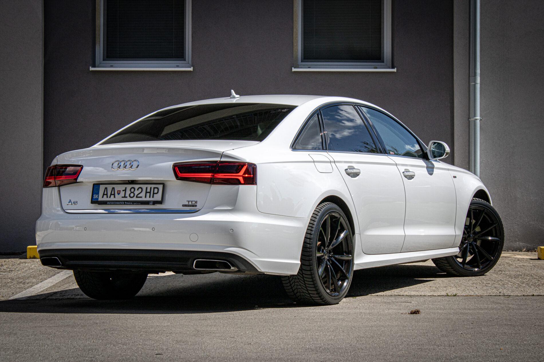 2016 AUDI A6, bílá sedan, 244 763 km